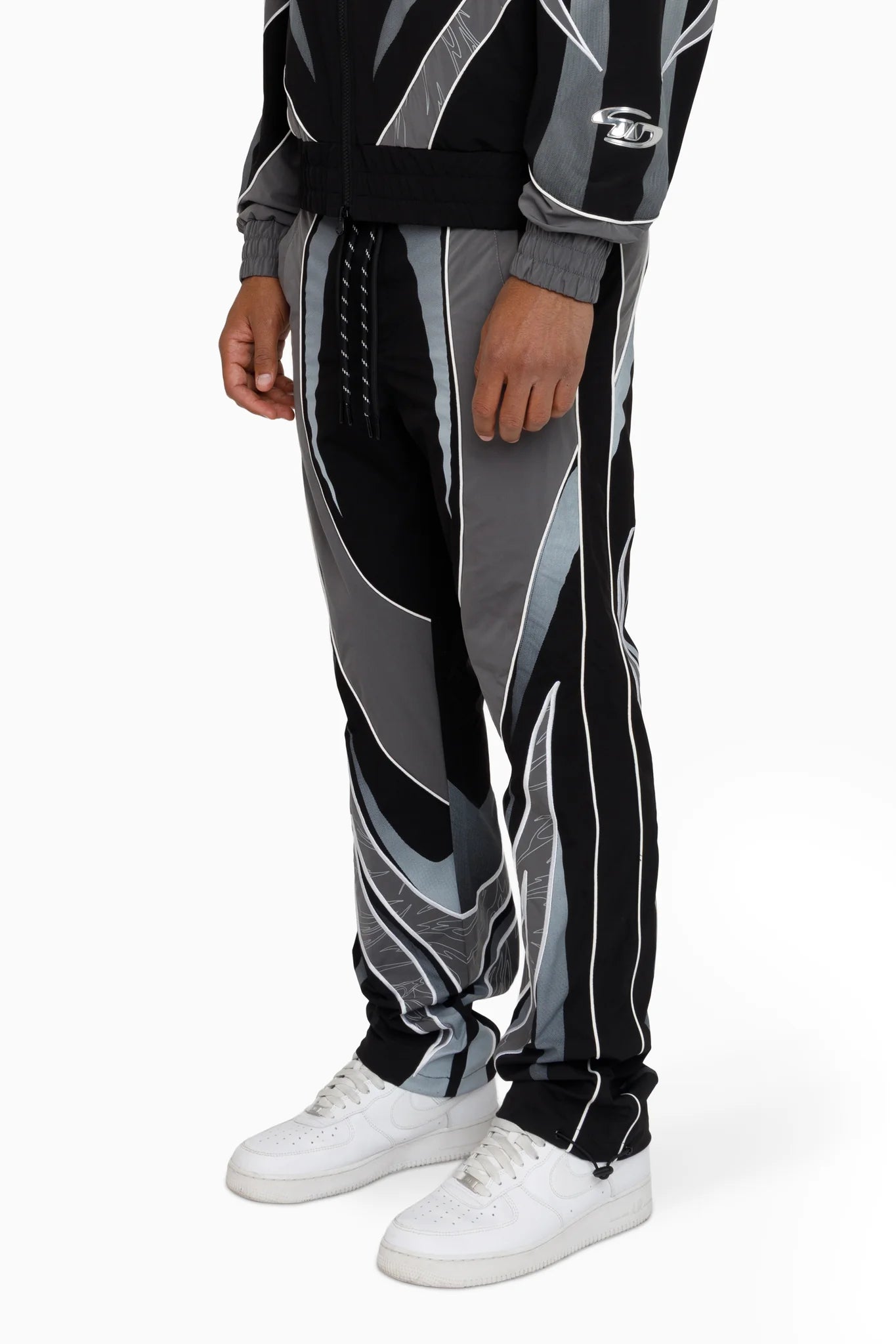Men's Smoke Rise Rising Colorblock Windbreaker Pants Castlerock