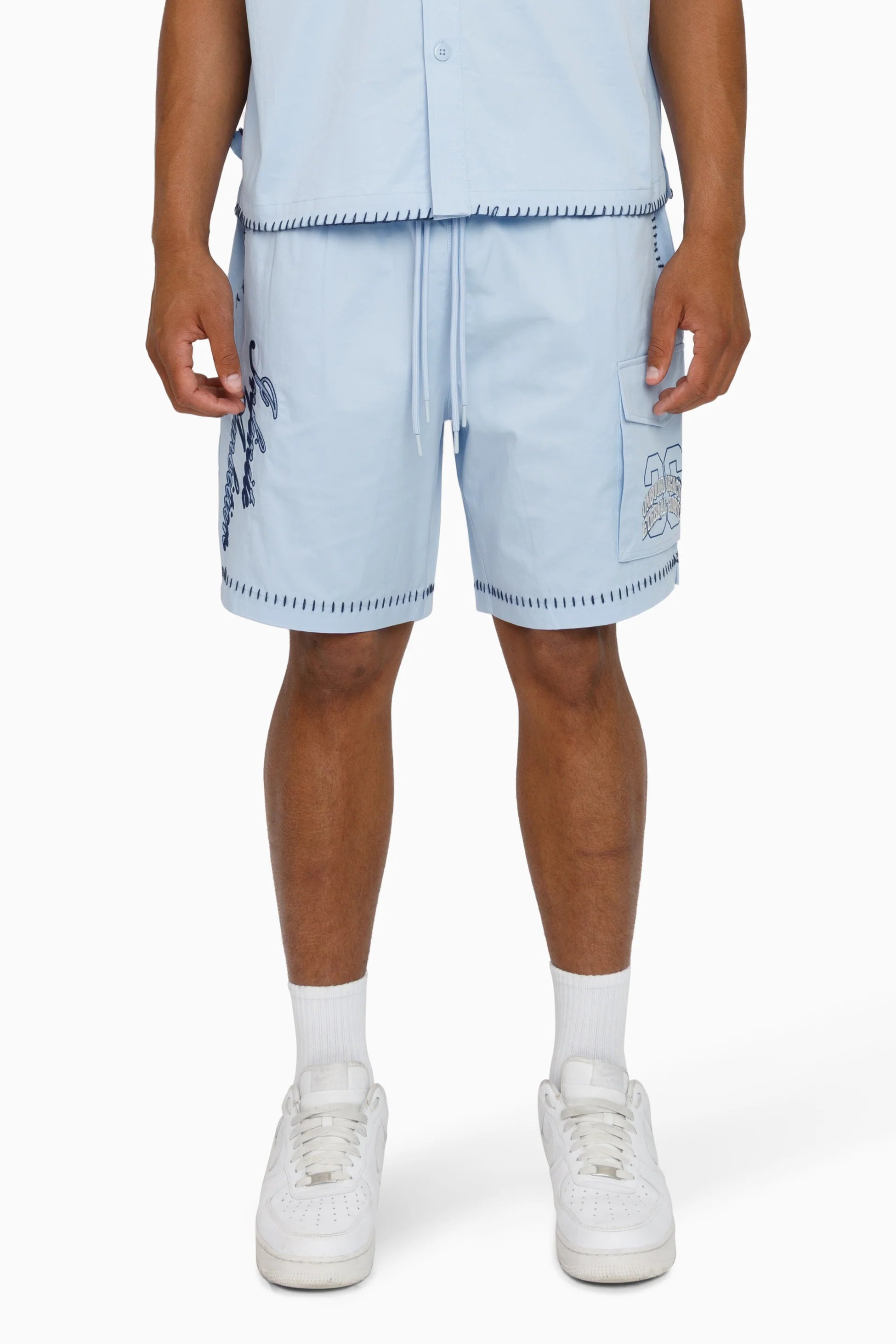 Men's Smoke Rise Infinite Ambition Woven Shorts Blue Bell