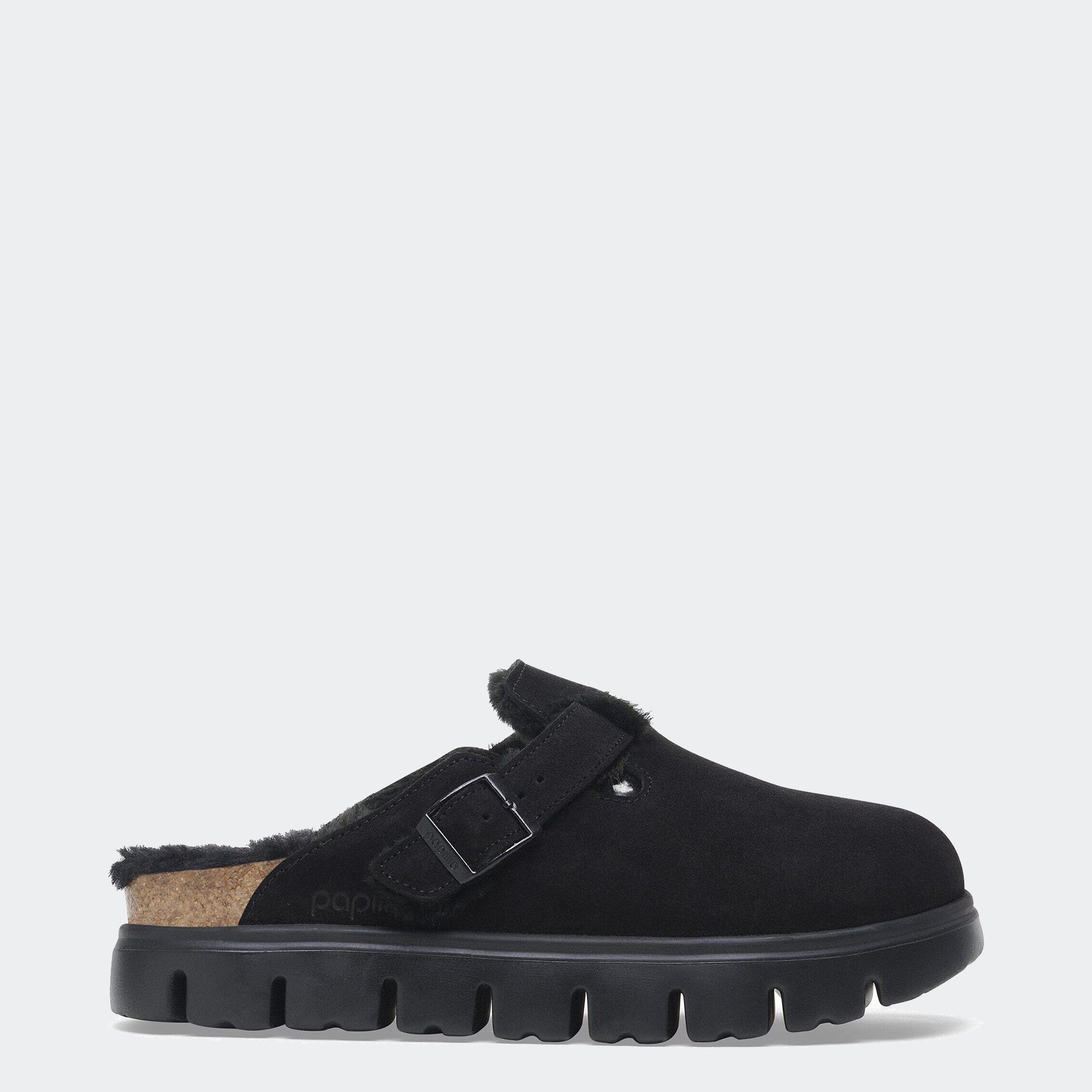 Women's BIRKENSTOCK Boston Chunky Shearling Black