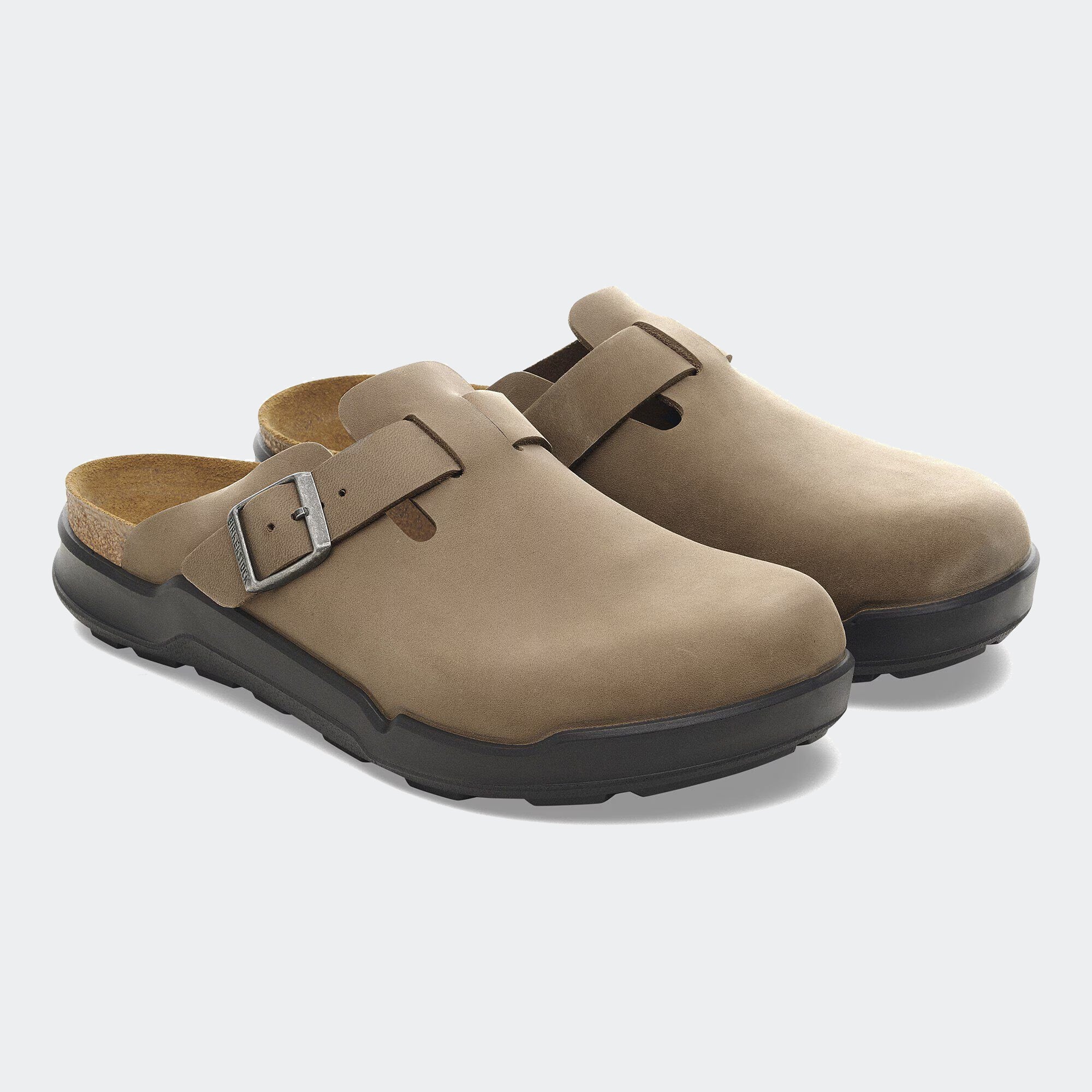 Men's BIRKENSTOCK Boston Crosstown Oiled Leather Tobacco Brown