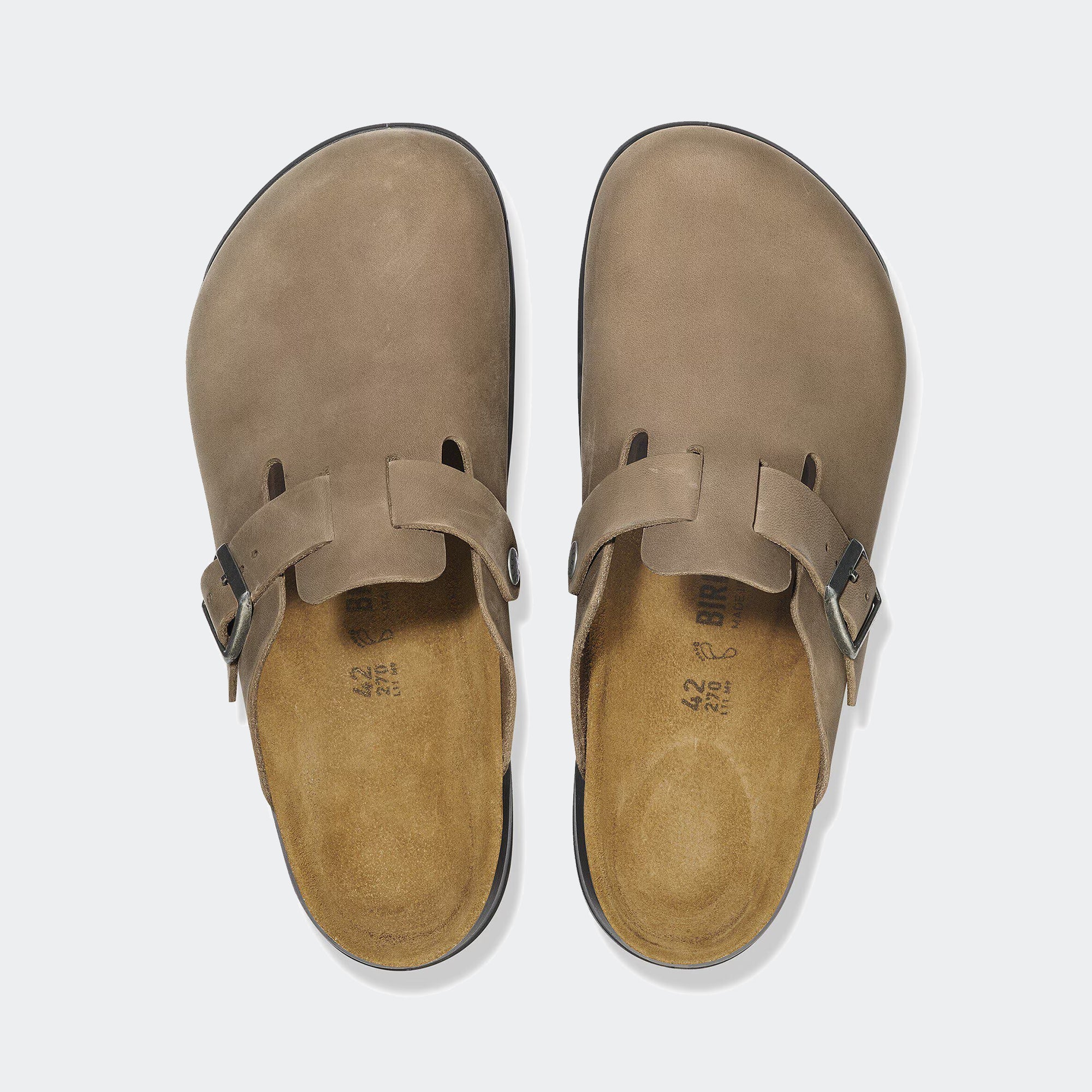 Men's BIRKENSTOCK Boston Crosstown Oiled Leather Tobacco Brown