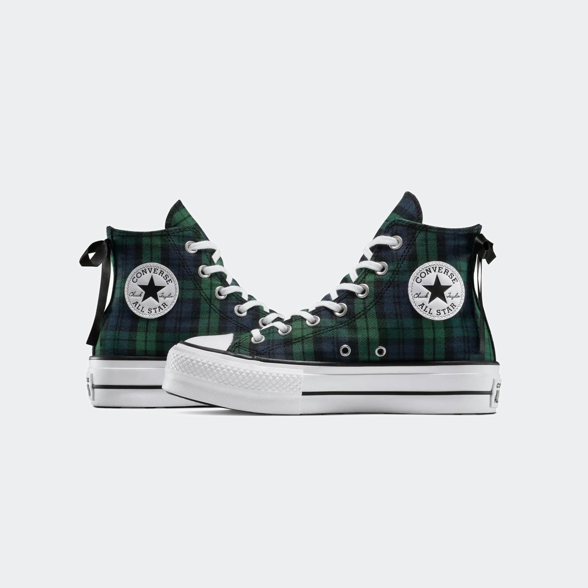 Women's Converse Chuck Taylor All Star Lift Navy Plaid / Black / White