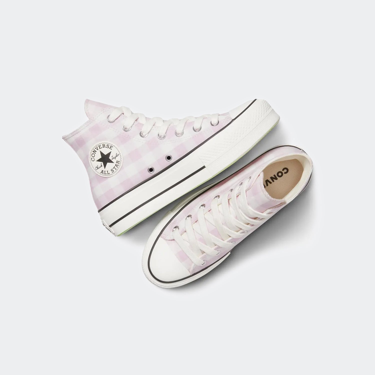 Women's Converse Chuck Taylor All Star Lift Platform Gingham Shoes