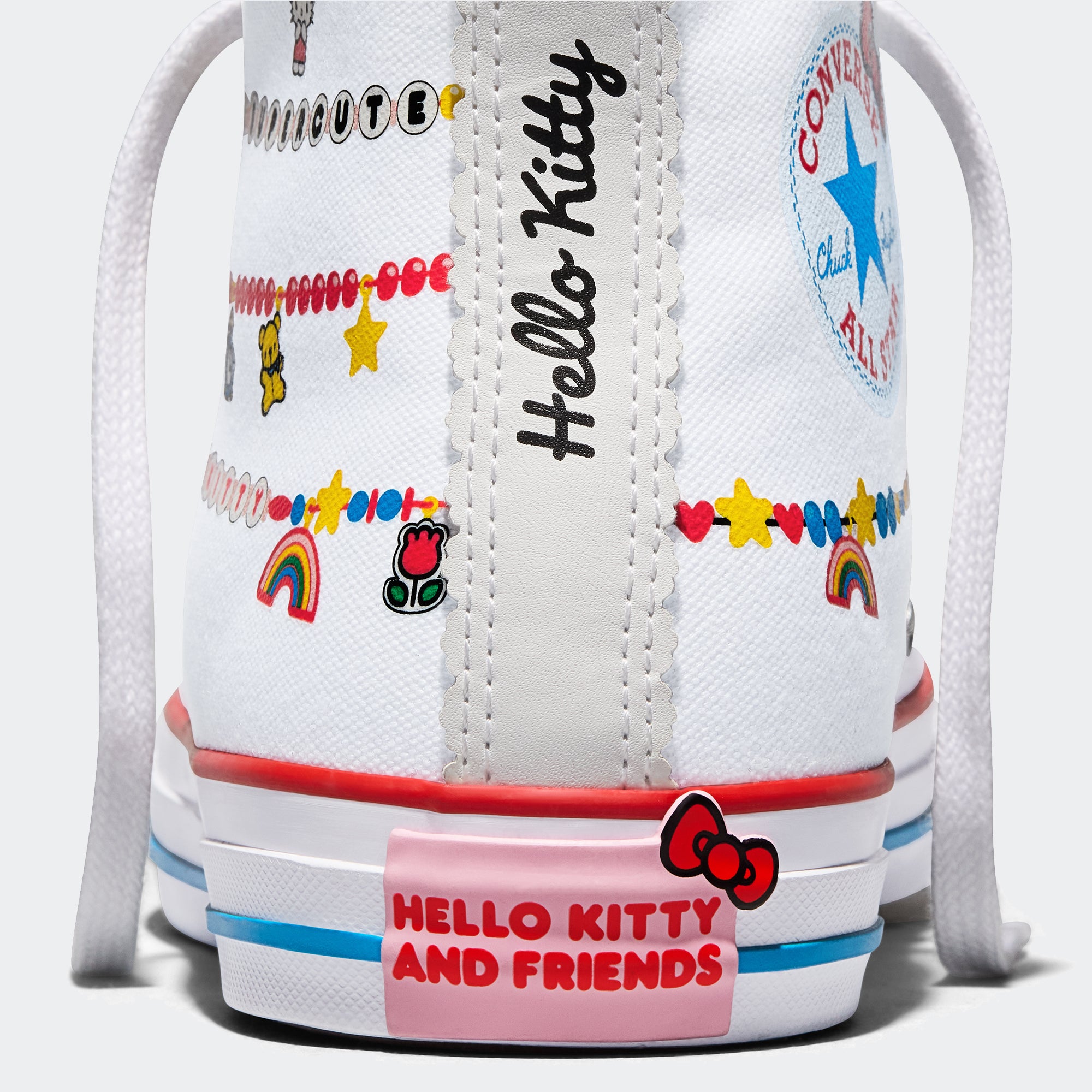 Women's Converse Chuck Taylor All Star x Hello Kitty Hi Shoes White