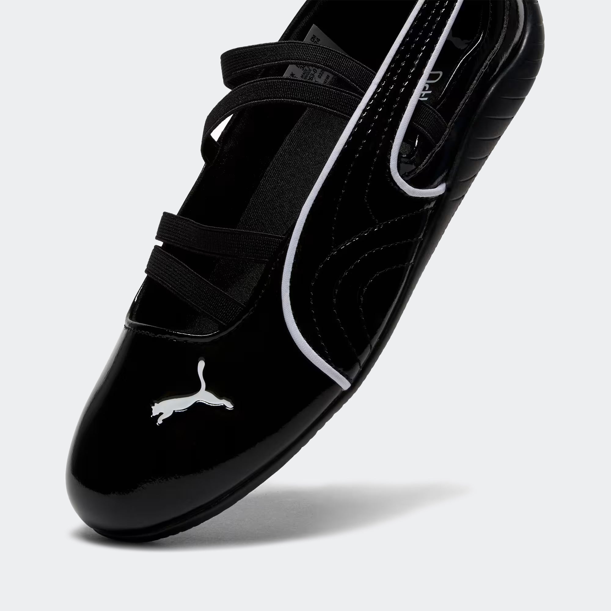 Women's PUMA Speedcat Ballet Glossy Shoes Black / White