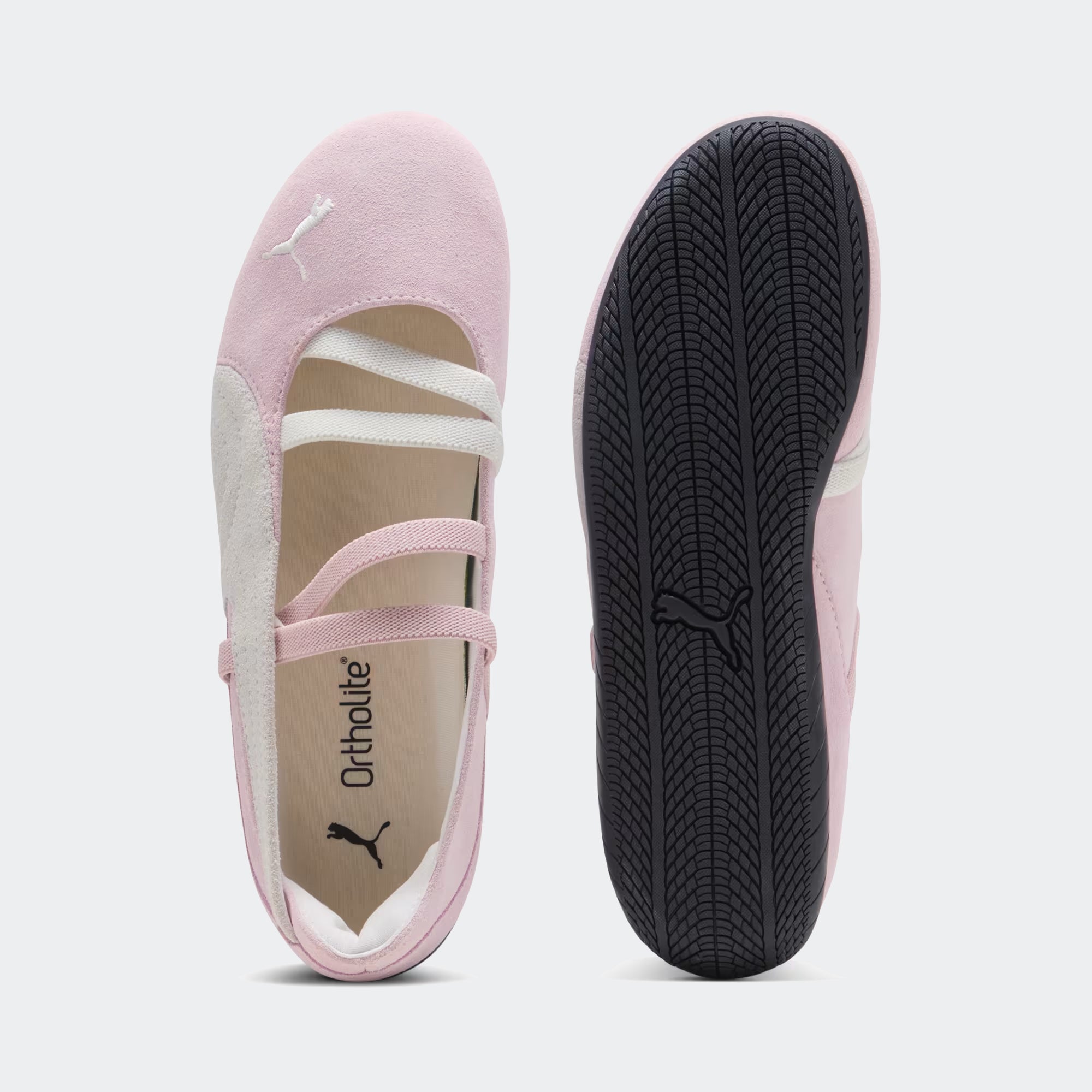 Women's PUMA Speedcat Ballet Suede Shoes Whisp of Pink / PUMA White / Warm White