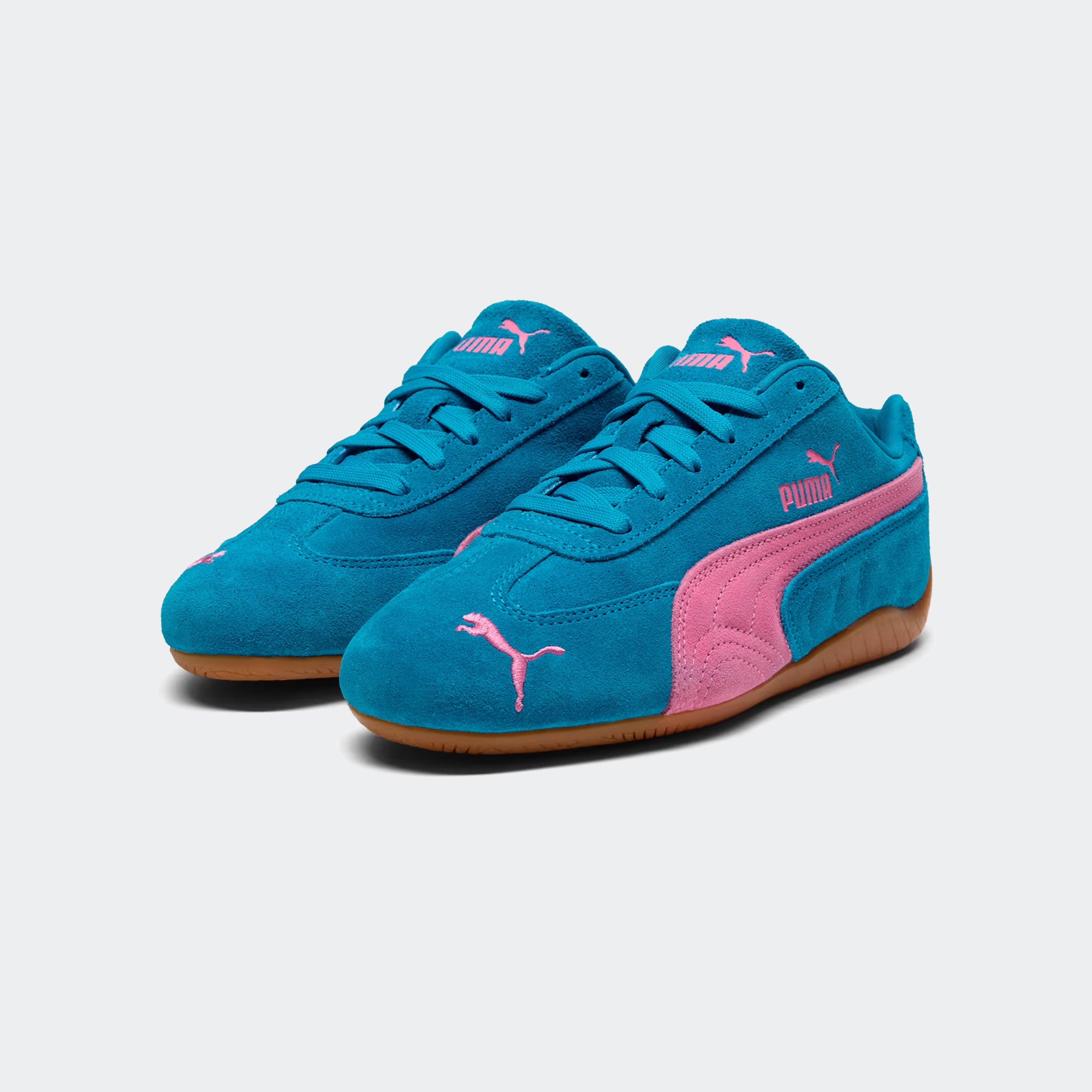 Women's PUMA Speedcat OG Shoes Tropical Blue / Poised Pink