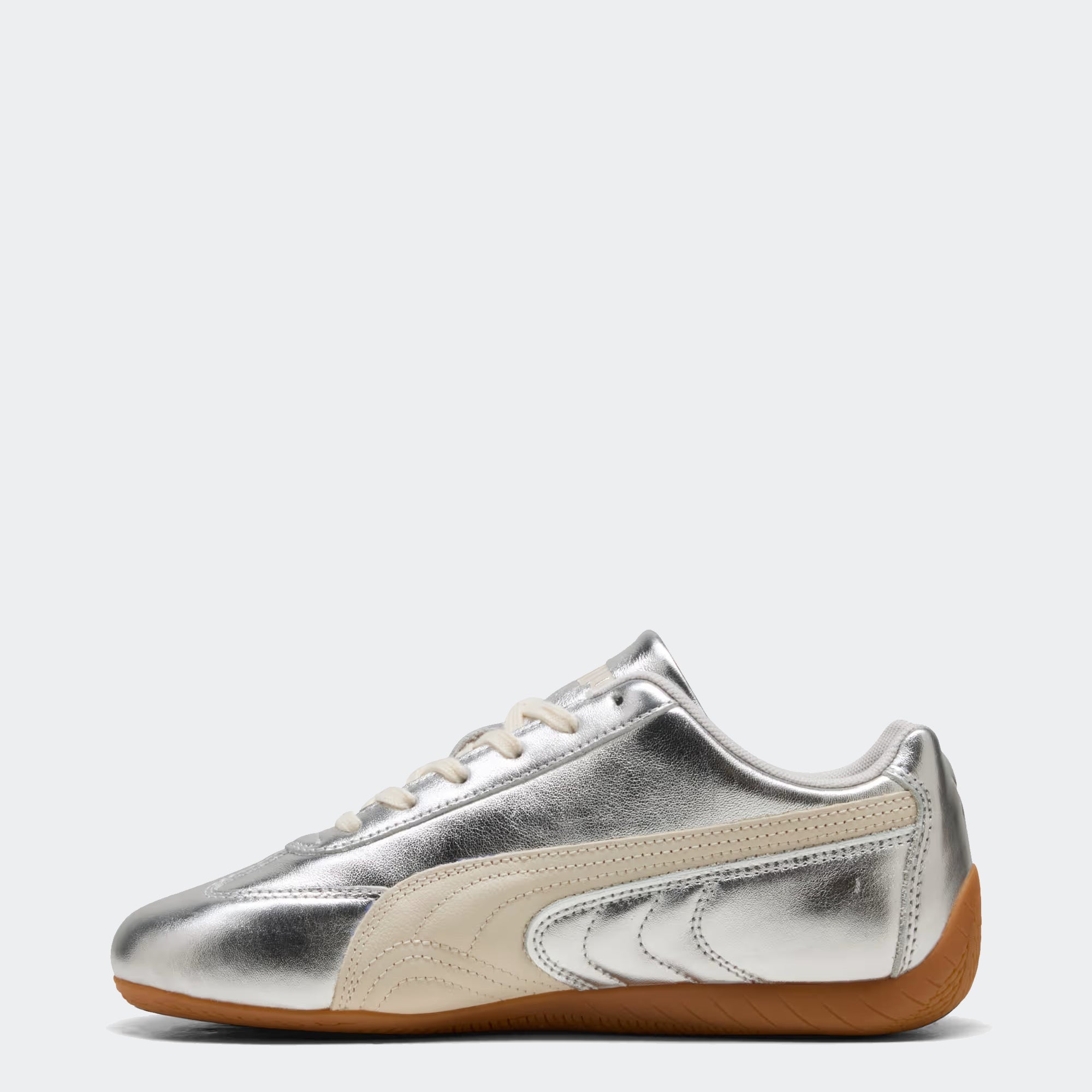Women's PUMA Speedcat Silver Shoes Alpine Snow-Gum