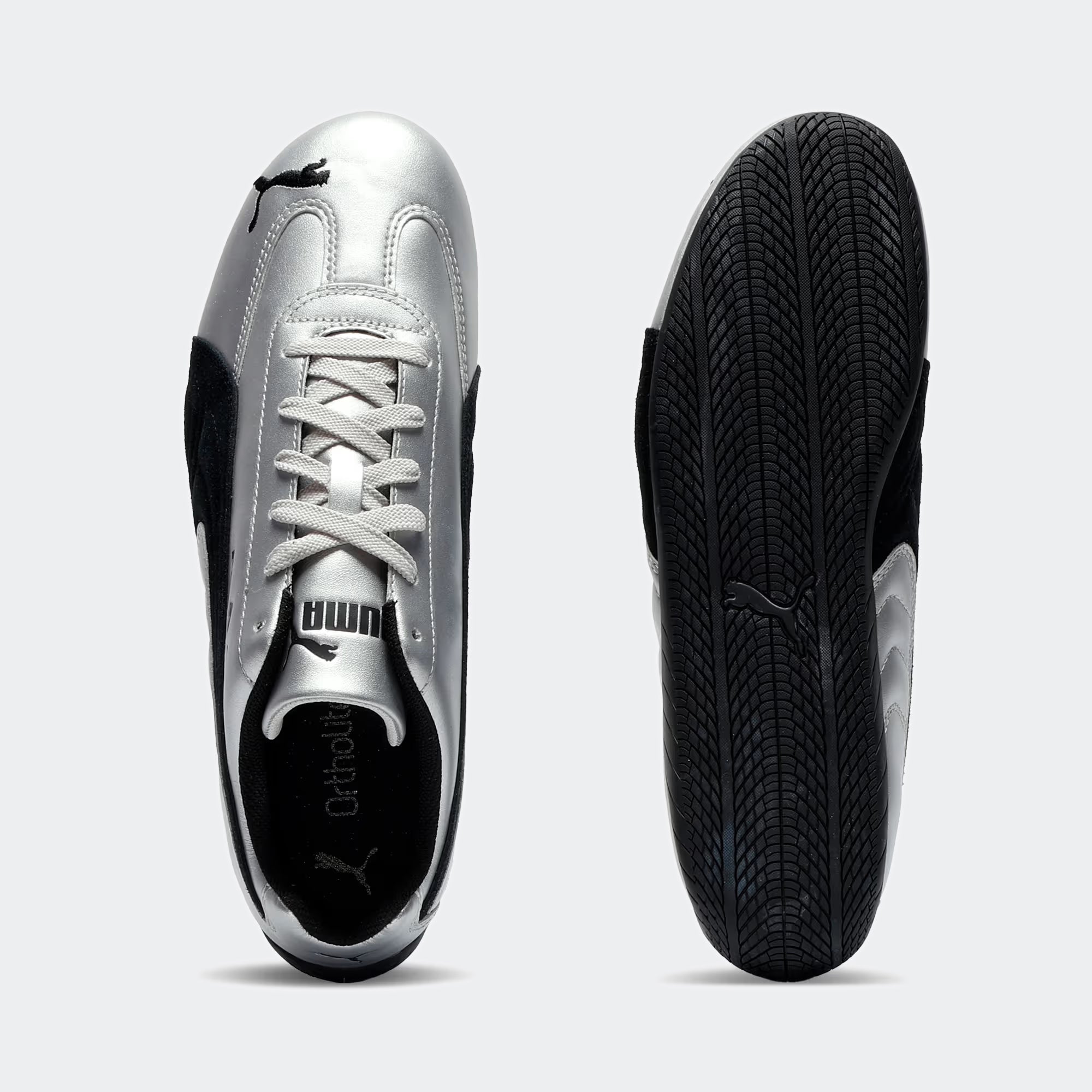 Women's PUMA Speedcat Metallic Shoes Silver