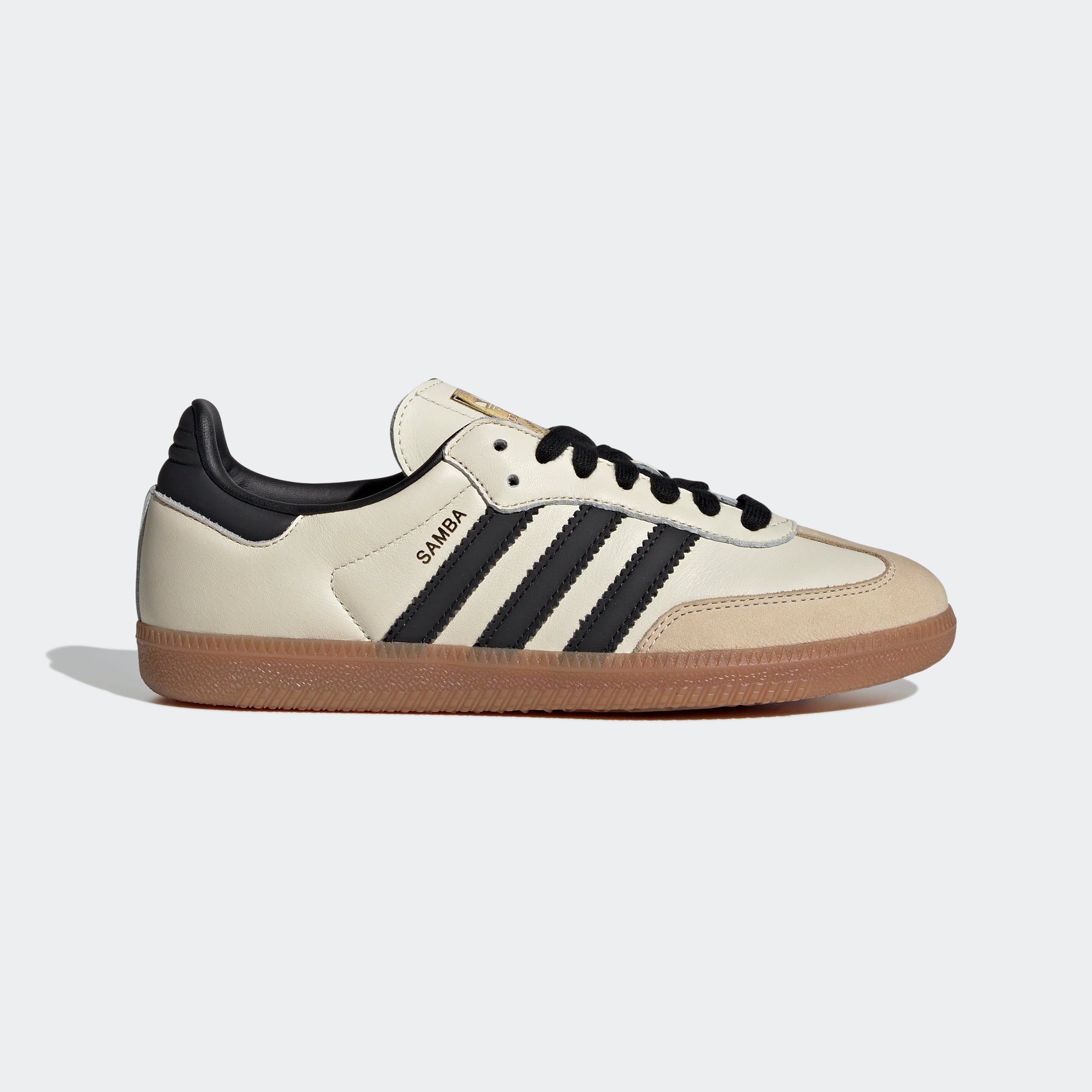 Women's adidas Originals Samba OG Shoes Cream White / Core Black / Sand Strata