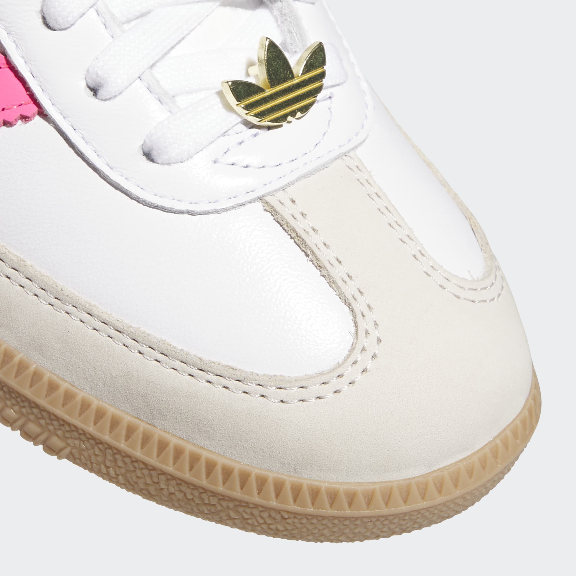 Women's adidas Originals Samba OG Shoes White/Lucid Pink