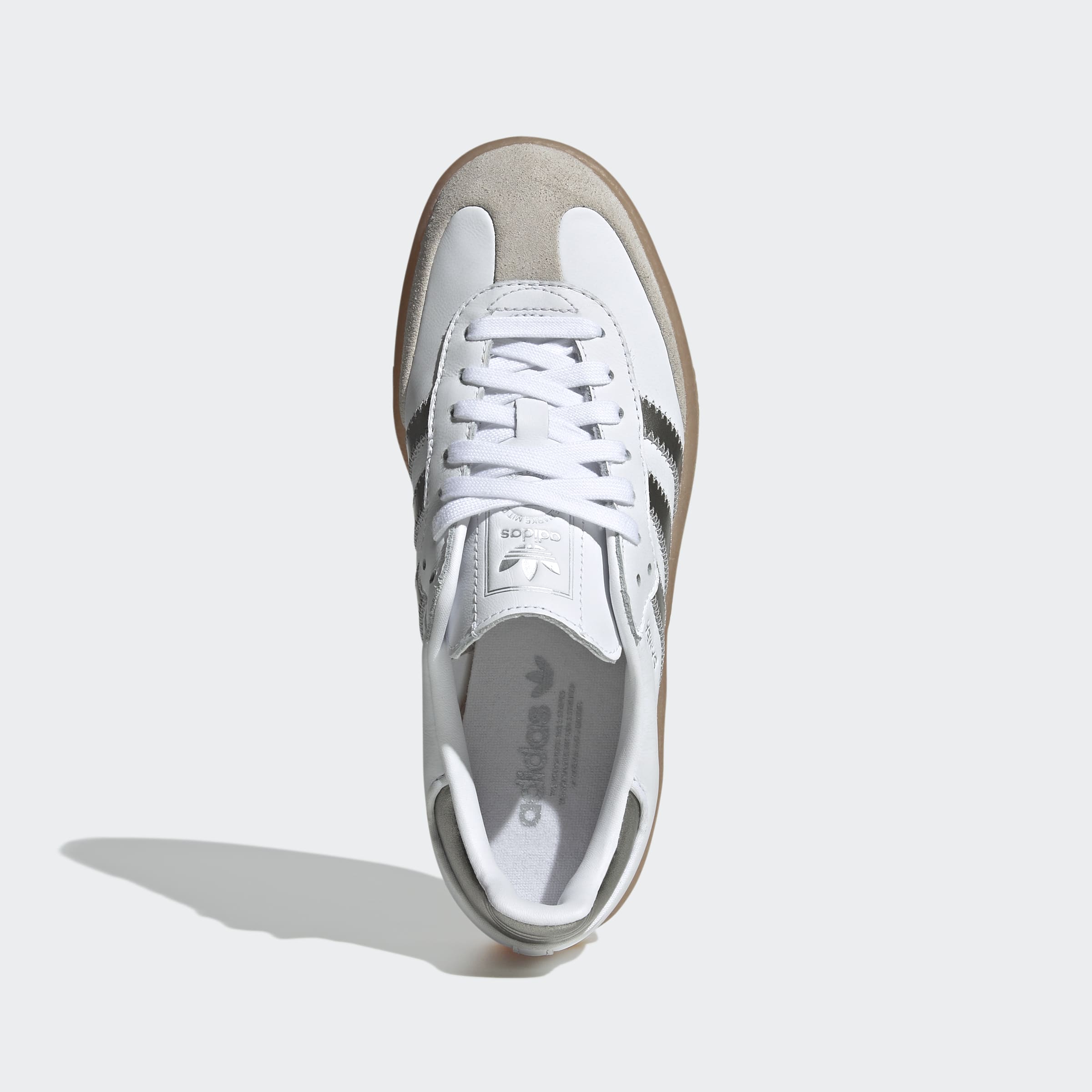 Women's adidas Originals Sambae Shoes Silver Metallic / Gum