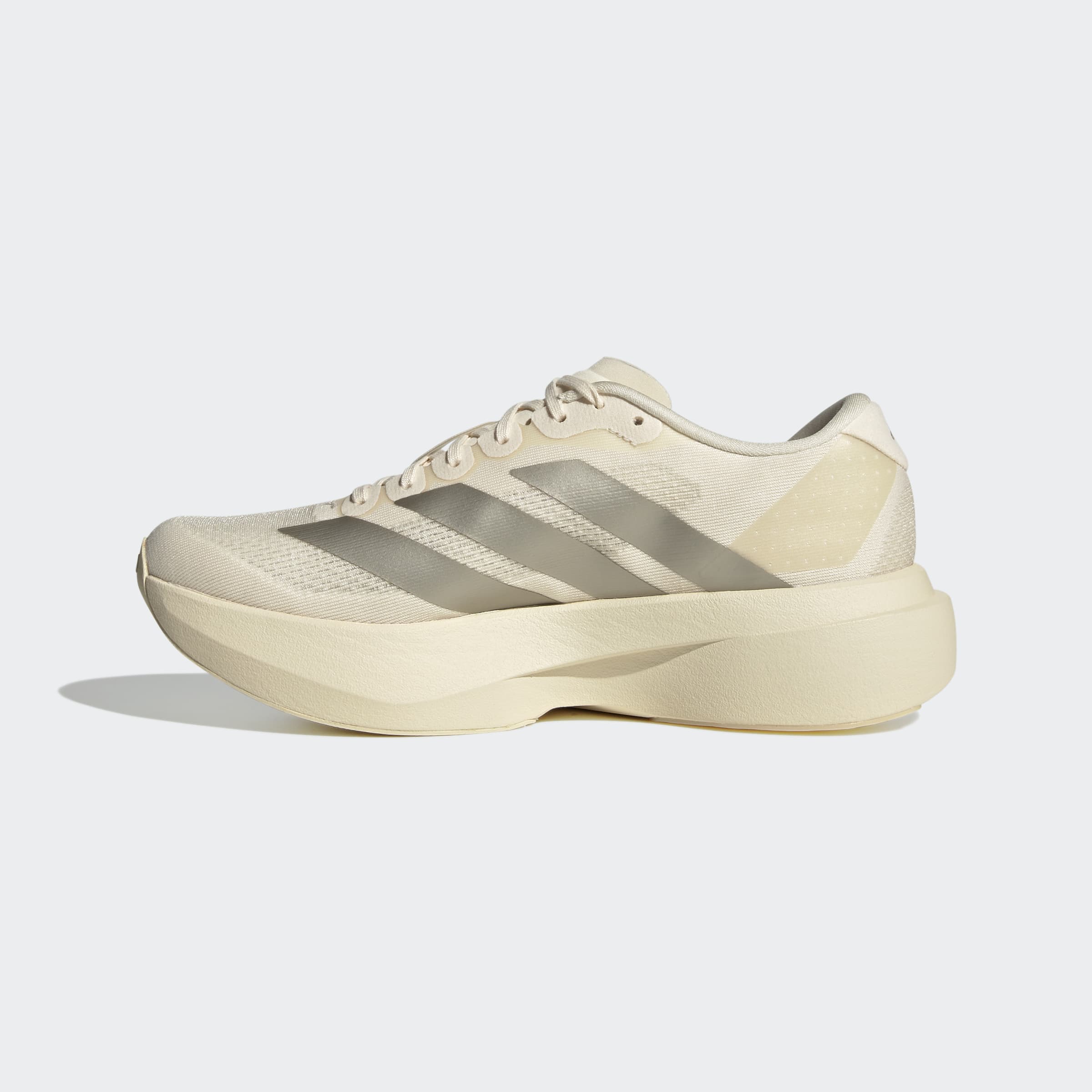 Women's adidas Running Adizero Evo SL Shoes Wonder White / Cyber Metallic