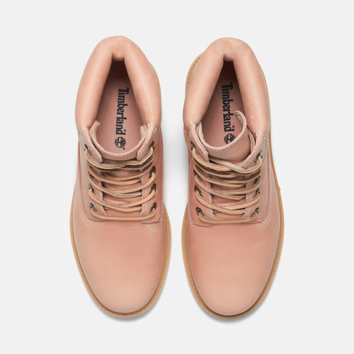 Women's Timberland Premium 6-Inch Waterproof Boots Light Pink Full Grain