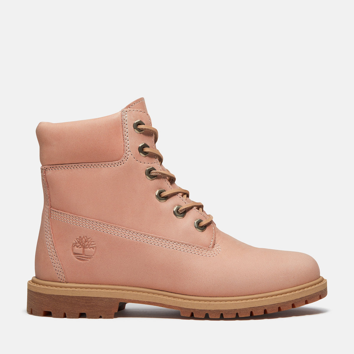 Women's Timberland Premium 6-Inch Waterproof Boots Light Pink Full Grain
