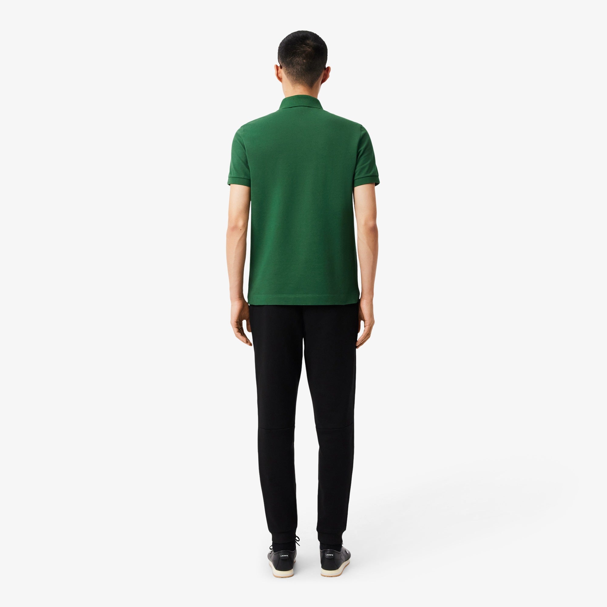 Men's Lacoste Tapered Leg Sweatpants Black