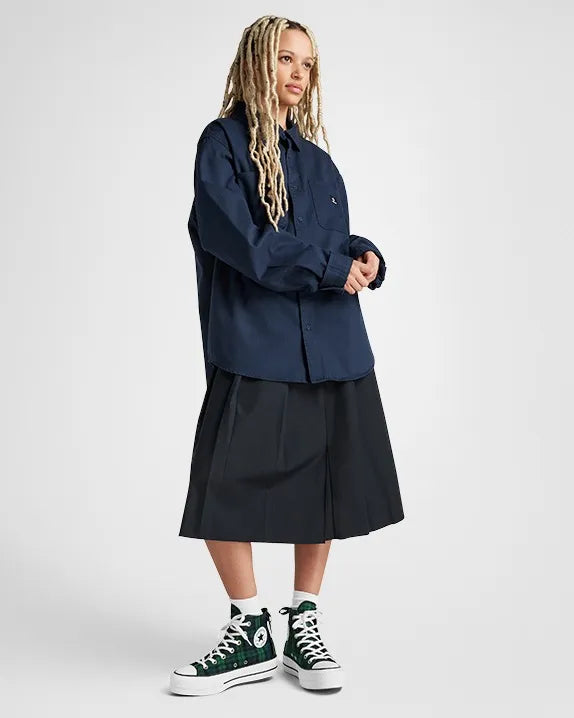 Women's Converse Chuck Taylor All Star Lift Navy Plaid / Black / White