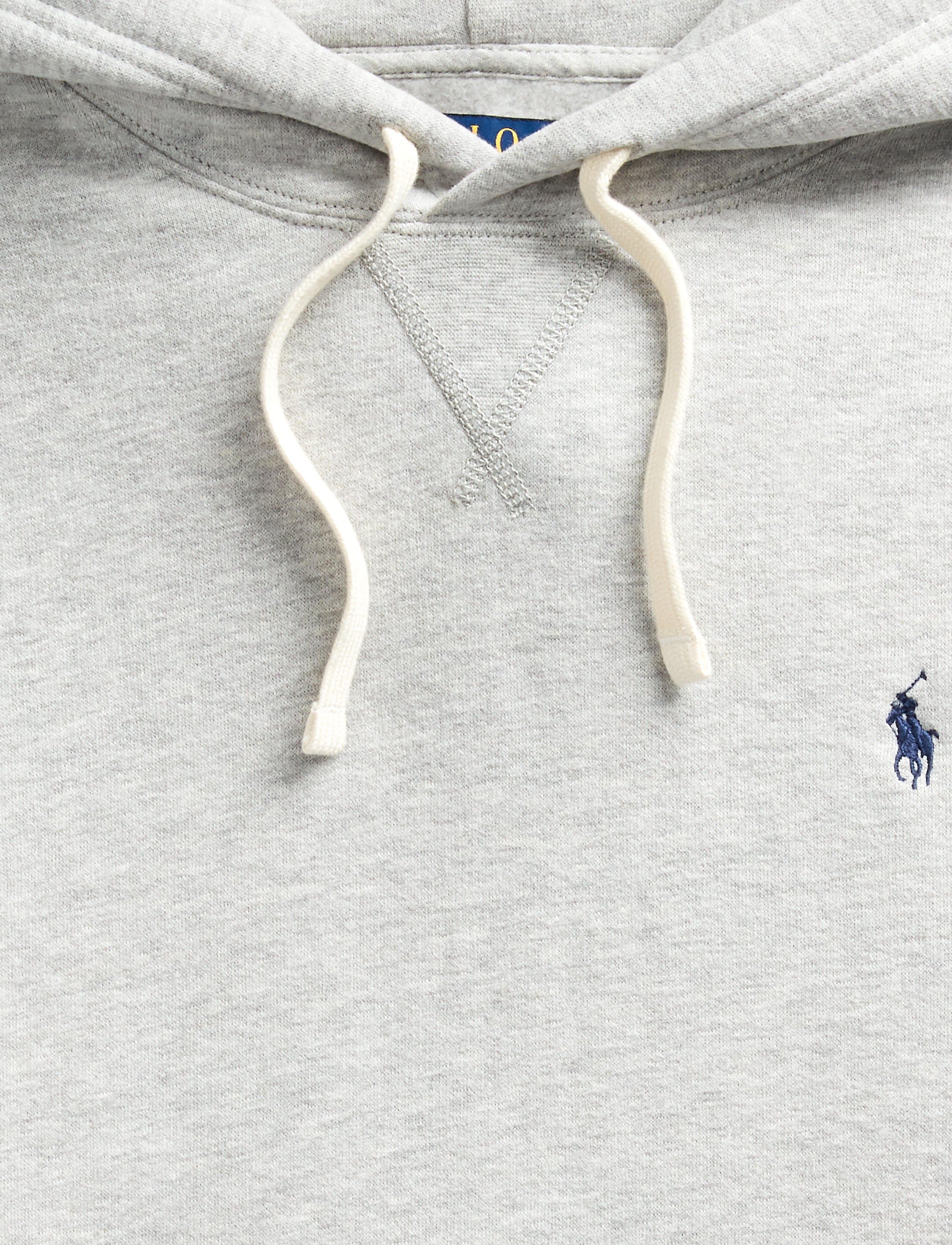 Men's Polo Ralph Lauren The RL Fleece Hoodie Andover Heather Grey