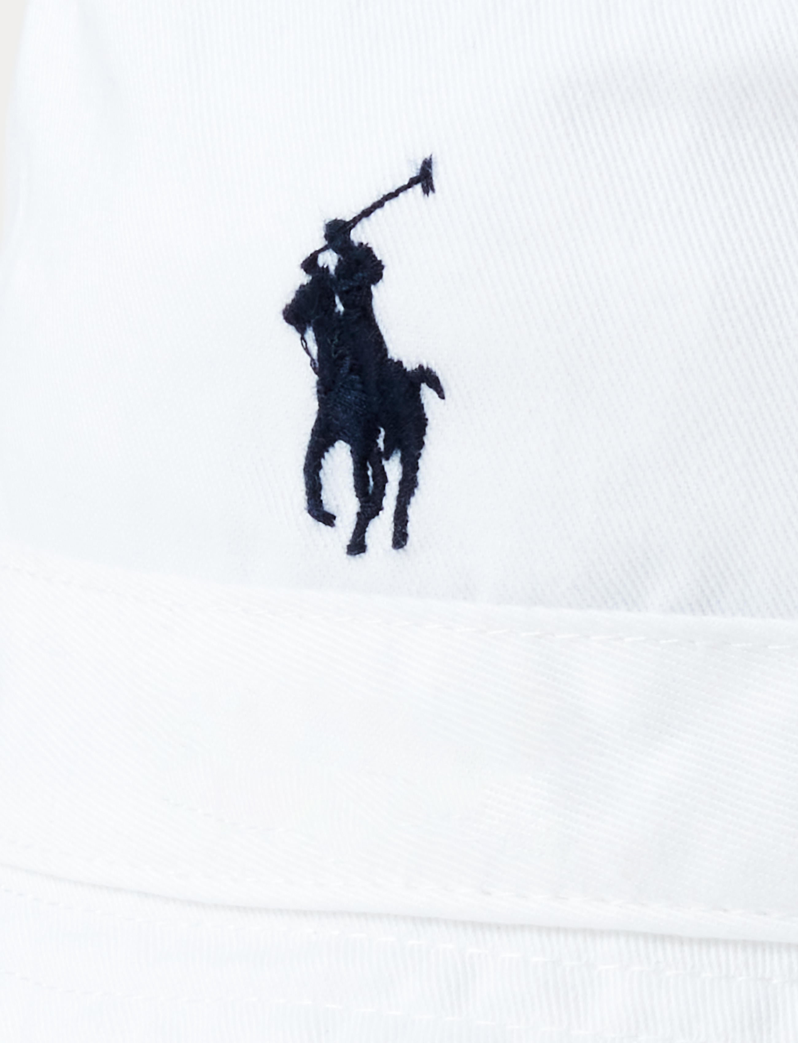 Men's Polo Ralph Lauren Cotton Chino Bucket Hat White