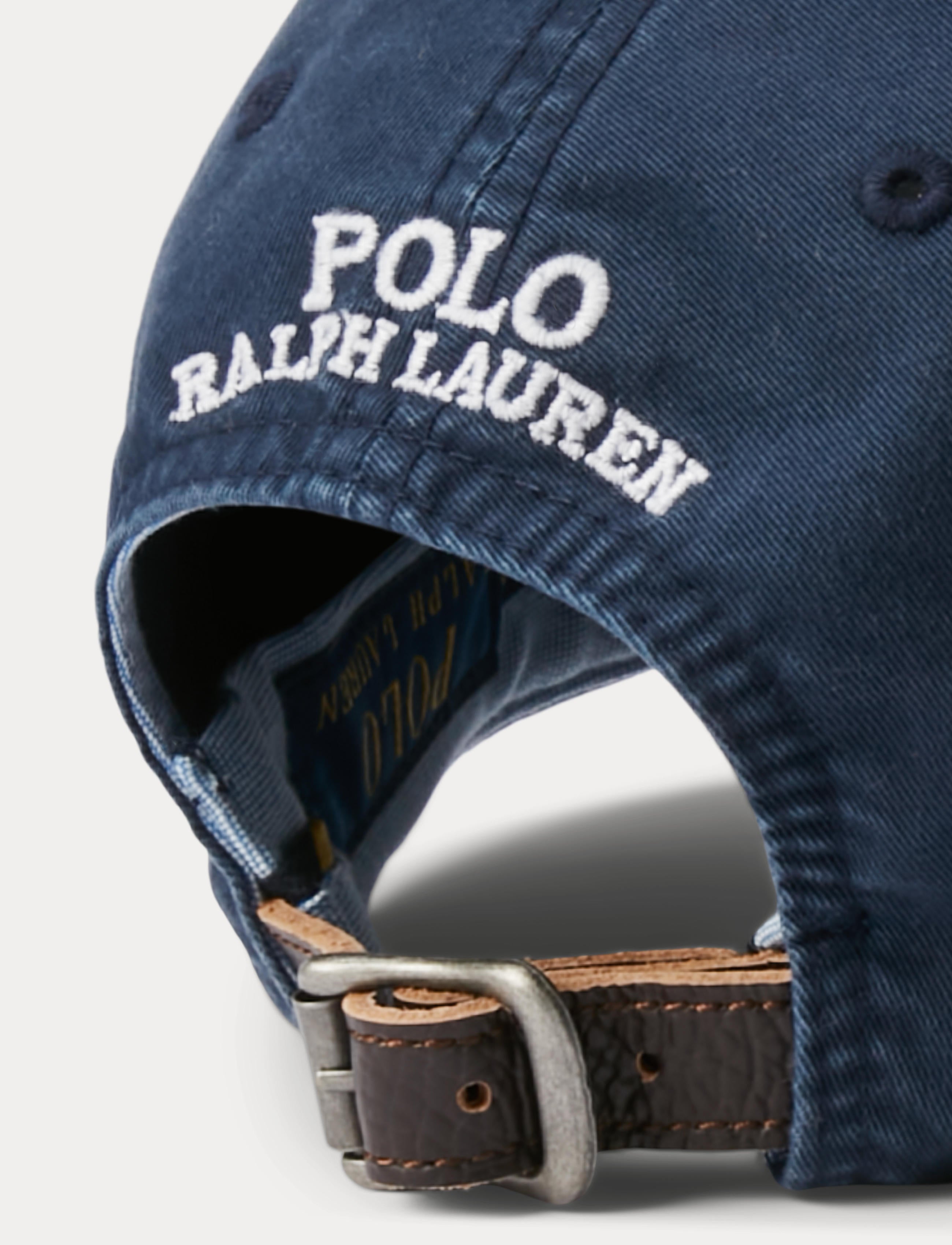 Men's Polo Ralph Lauren Cotton Chino Ball Cap Nautical Ink