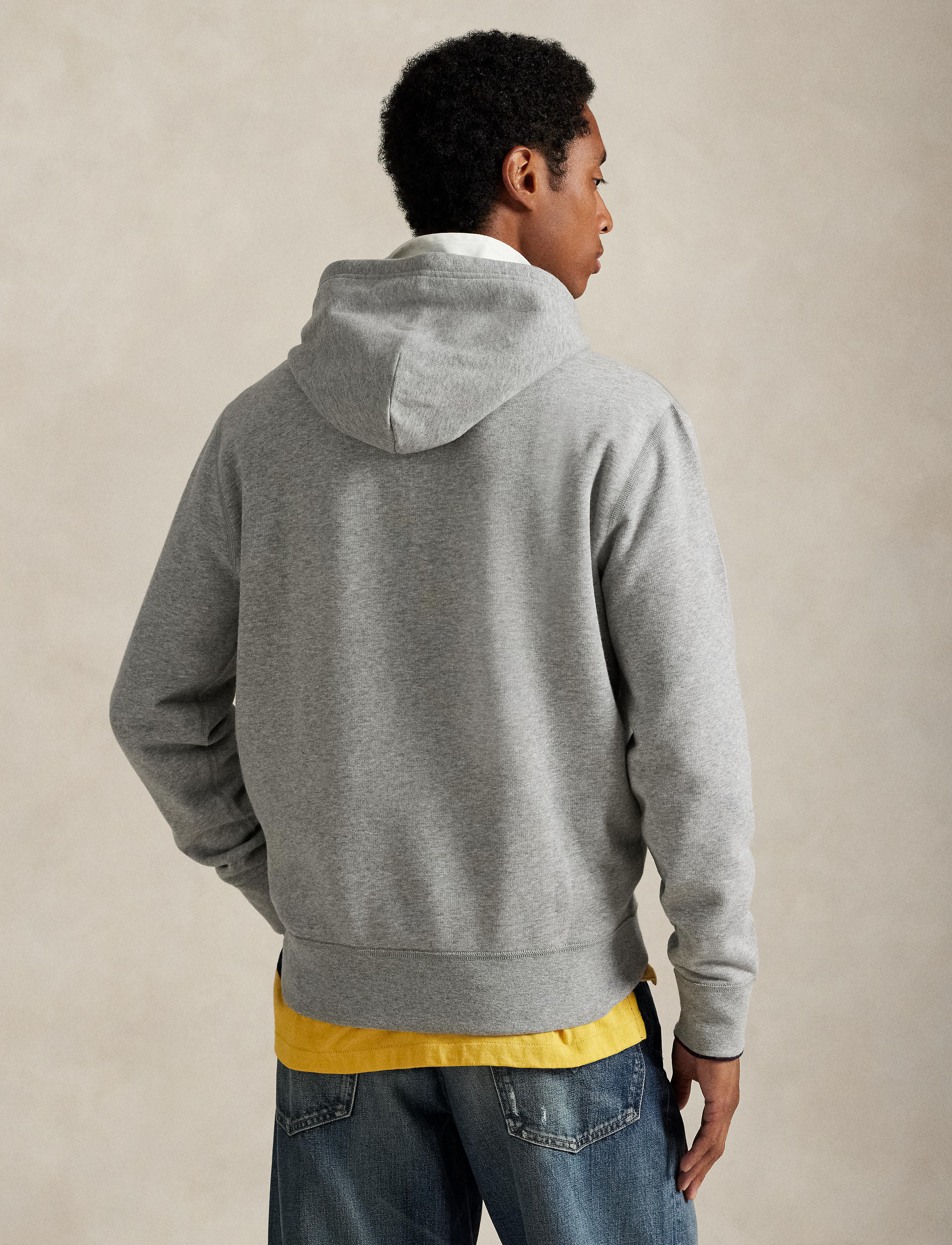 Men's Polo Ralph Lauren The RL Fleece Hoodie Andover Heather Grey