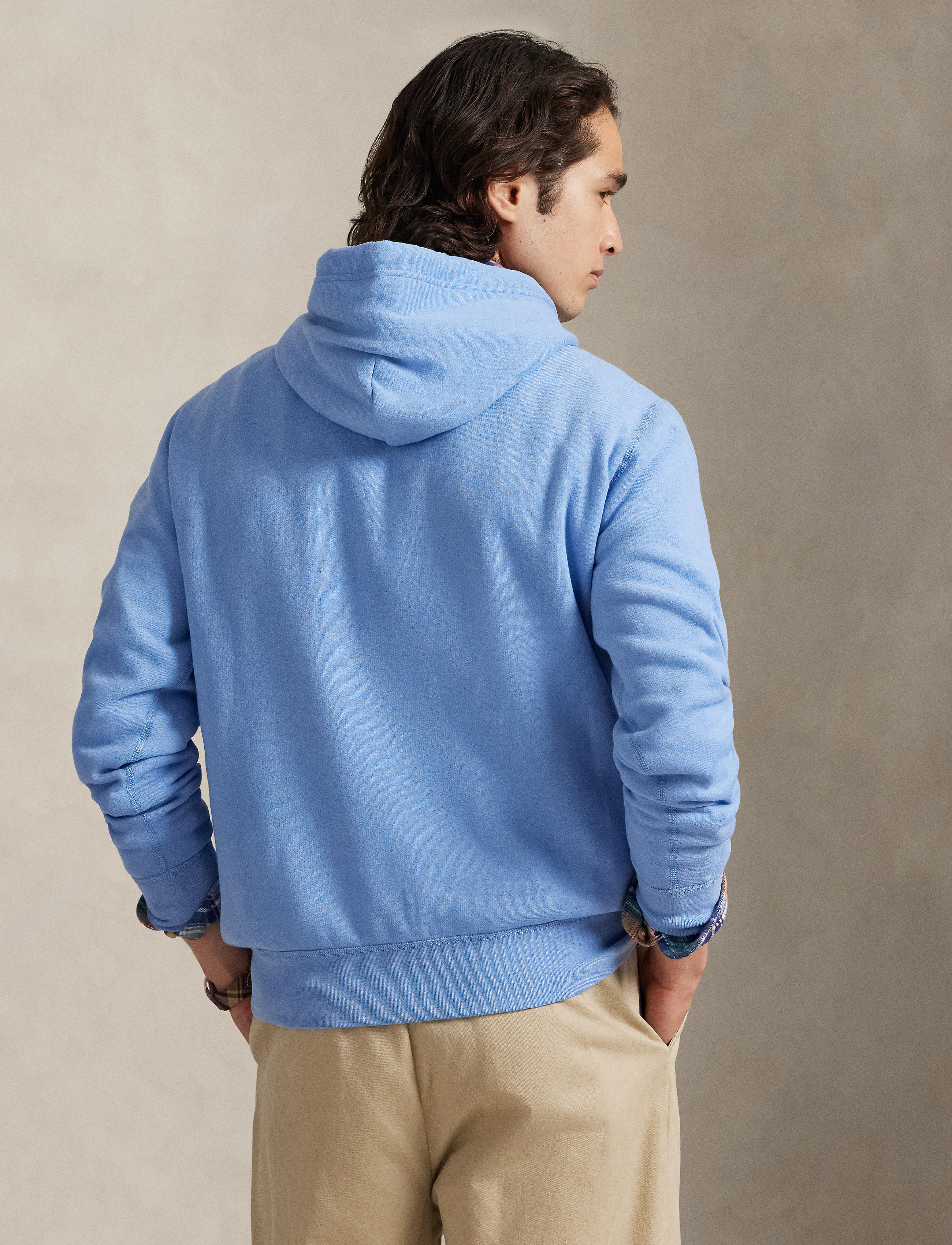 Men's Polo Ralph Lauren The RL Fleece Hoodie Bristol Blue