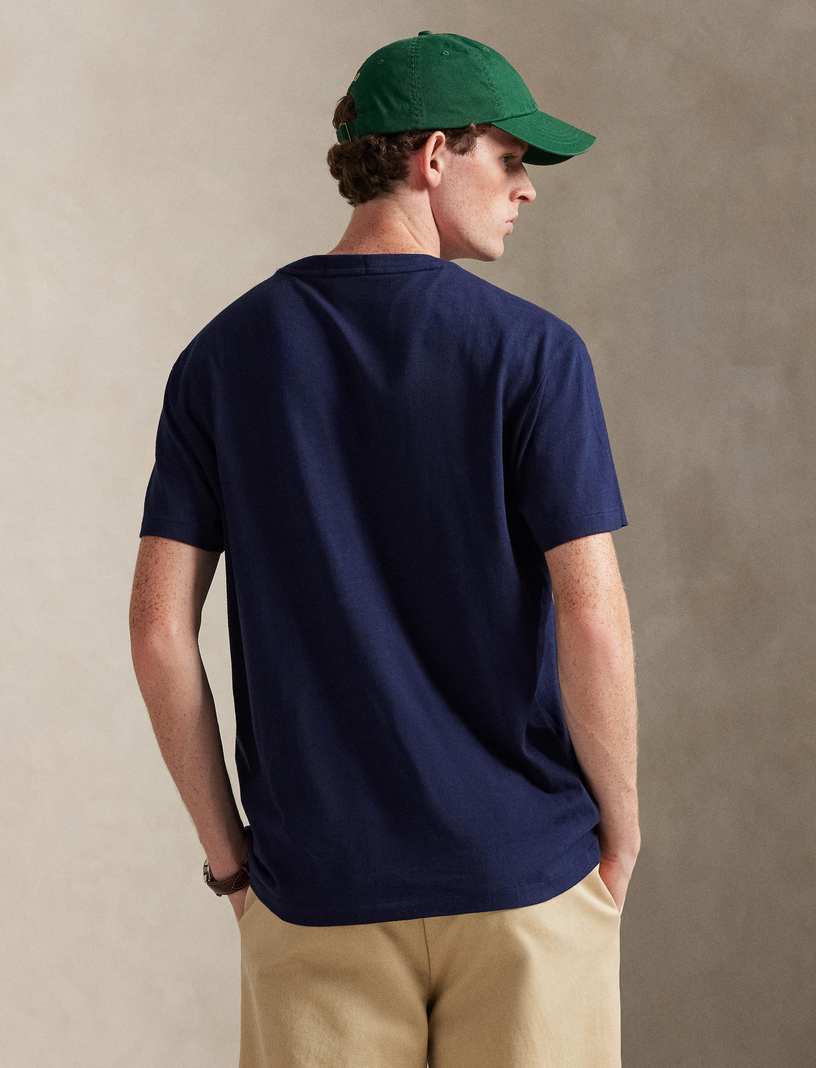 Men's Polo Ralph Lauren Classic Fit Jersey NYC Graphic T-Shirt Cruise Navy