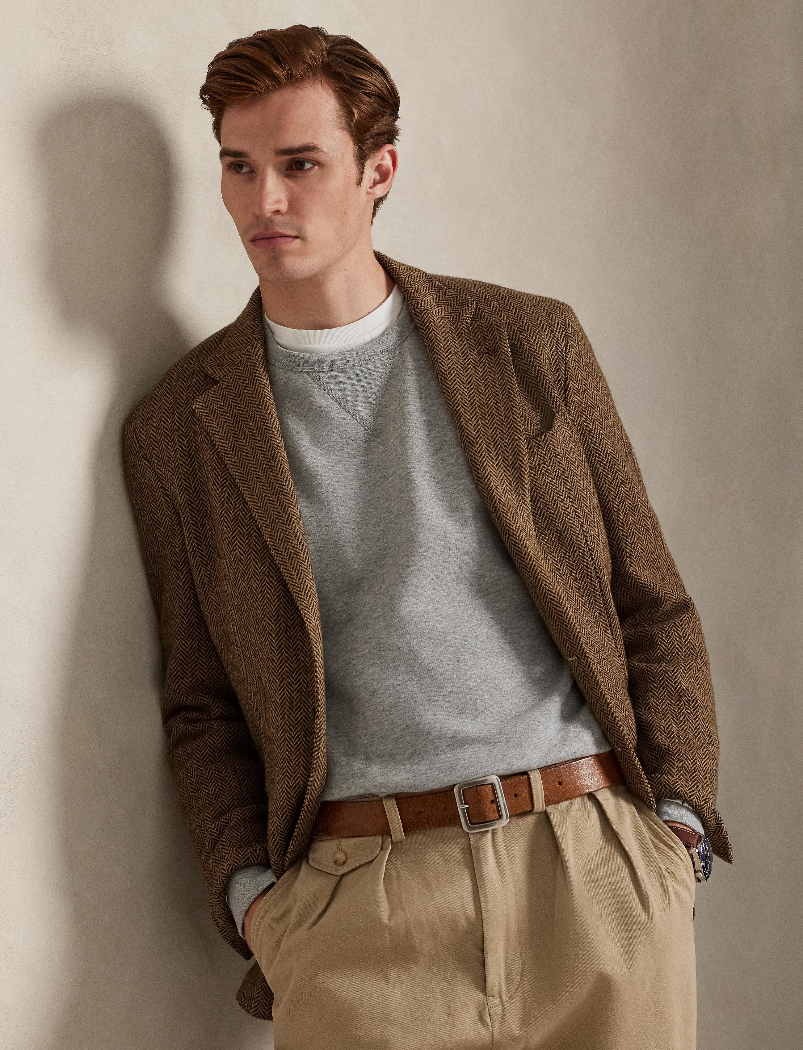 Men's Polo Ralph Lauren The RL Fleece Sweatshirt Andover Heather