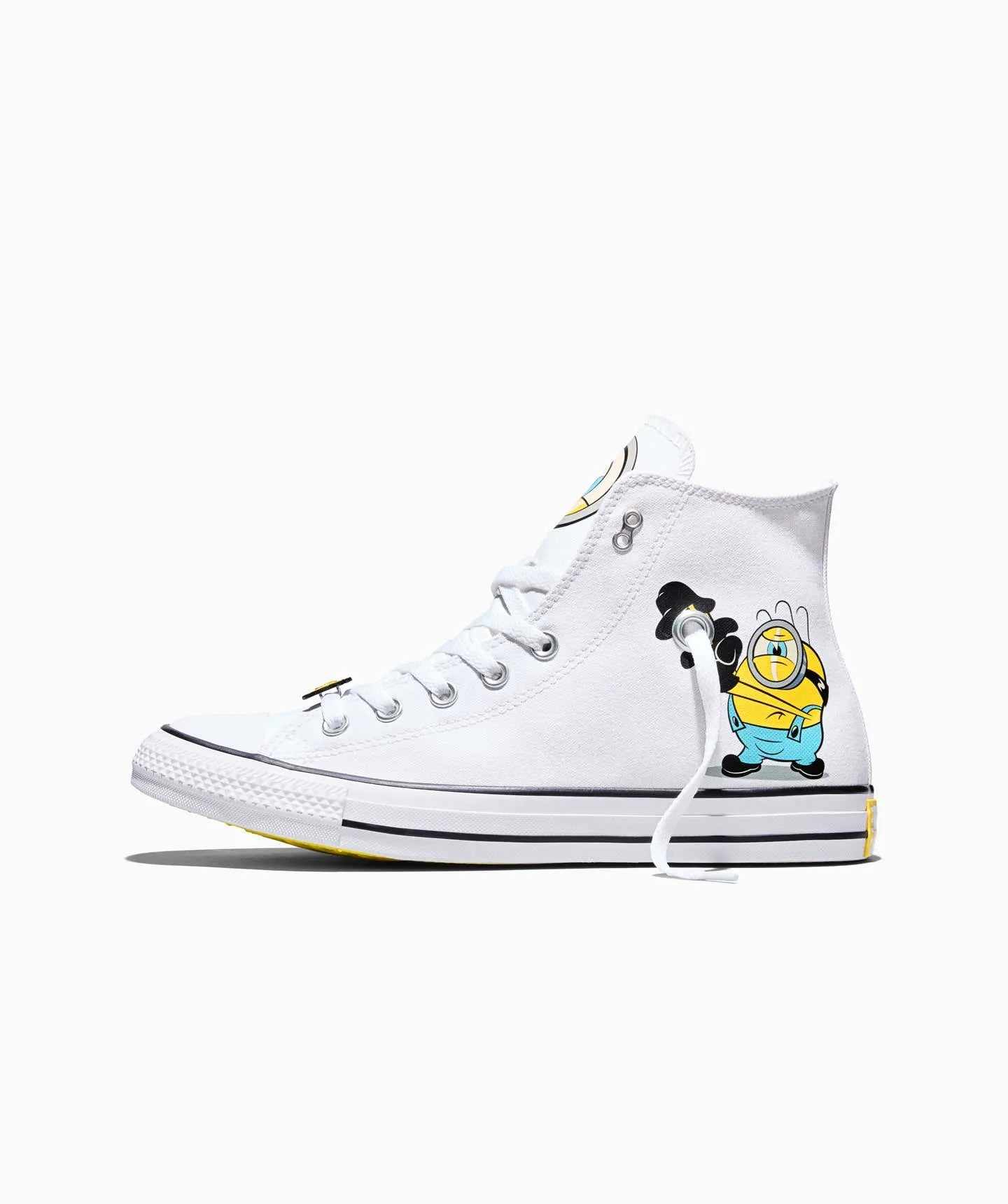Unisex Converse Chuck Taylor All Star Minions 3 Hi Shoes White / Yellow