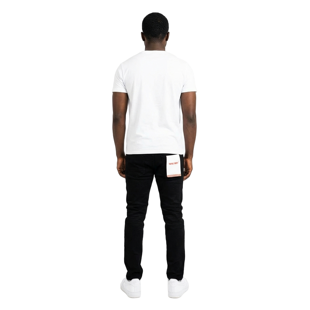 Men's TWO MILL TWENTY Relaxed Slim Fit Jeans Jet Black