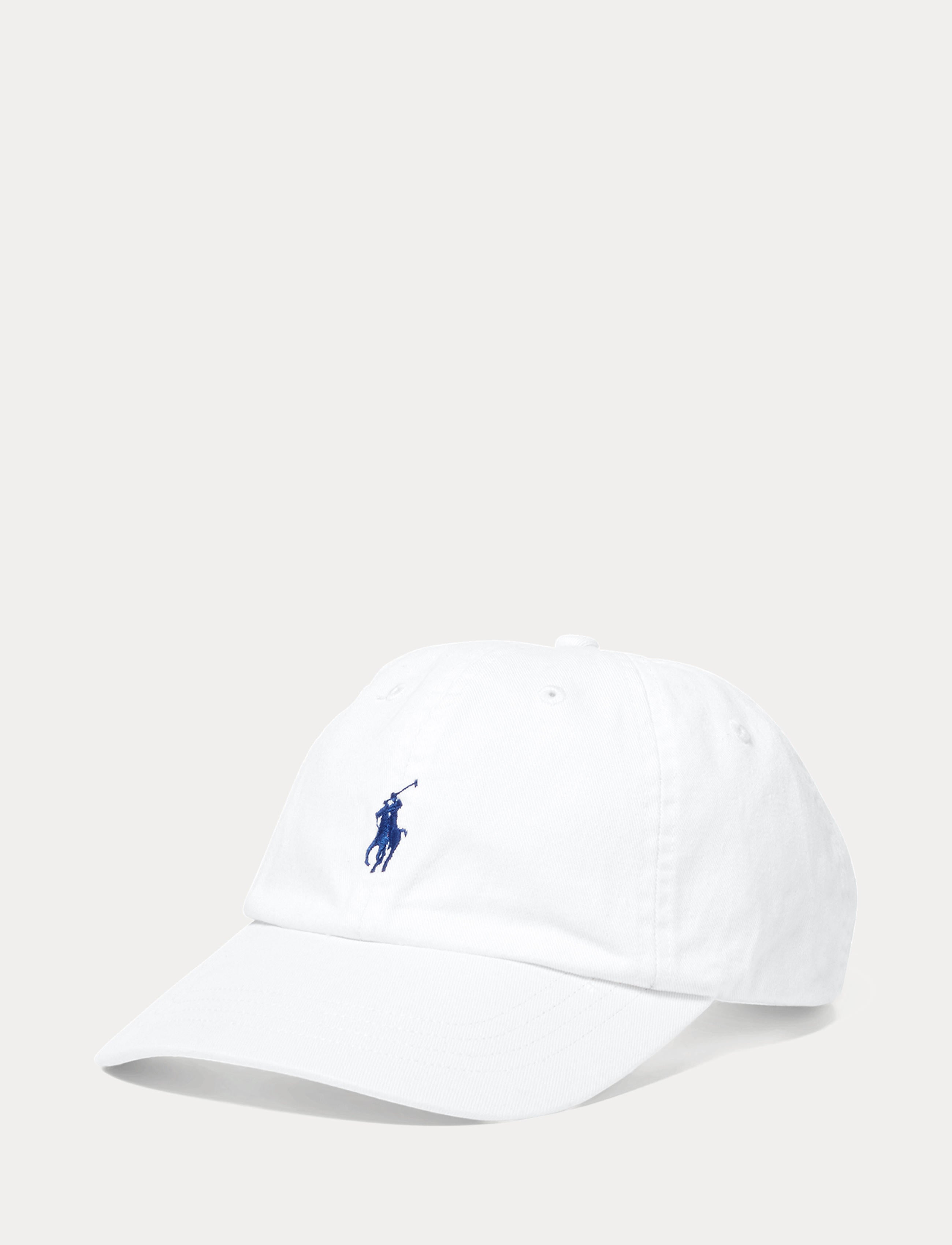 Men's Polo Ralph Lauren Iconic Cotton Chino Ball Cap White