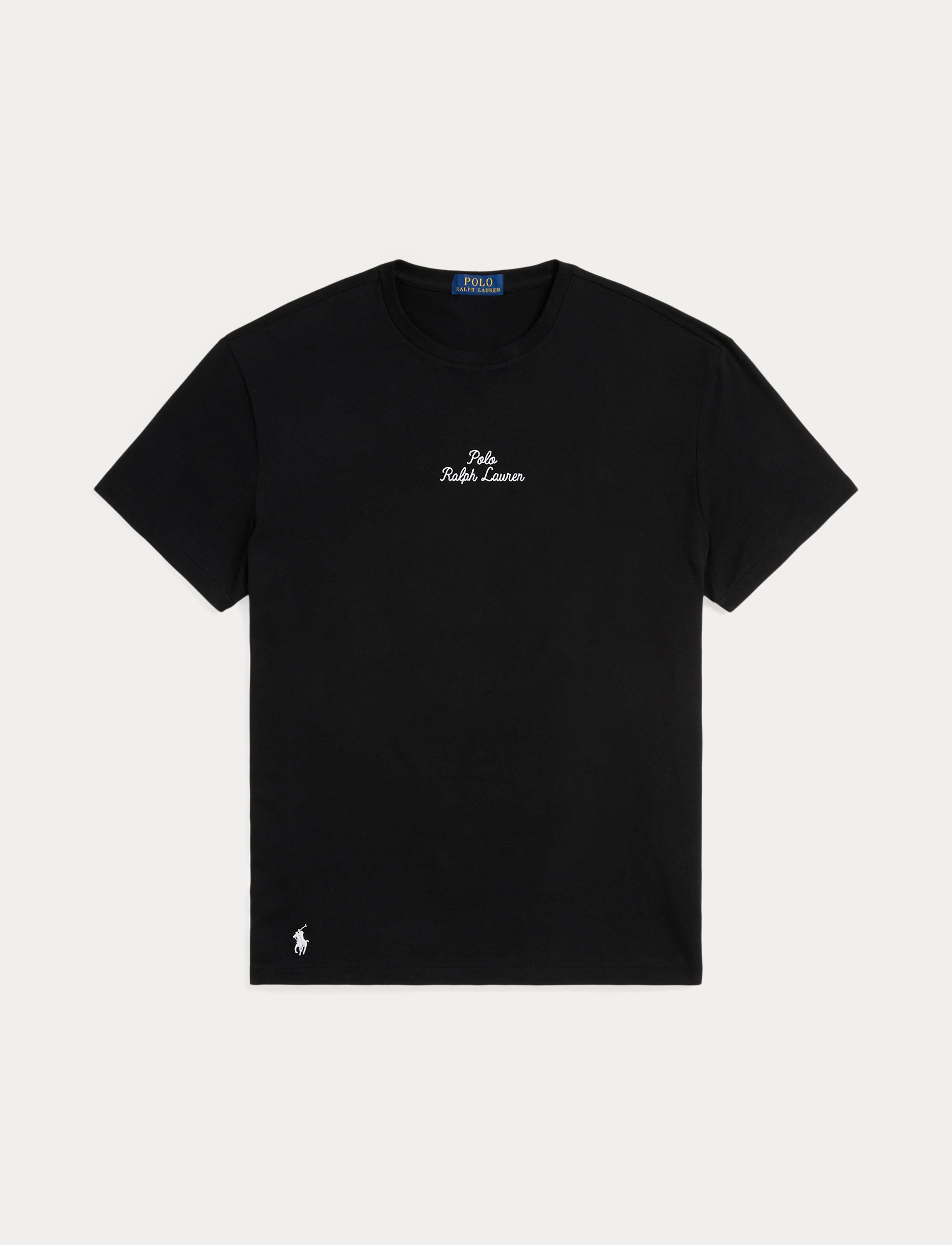 Unisex Polo Ralph Lauren Classic Fit Logo Jersey T-Shirt Black