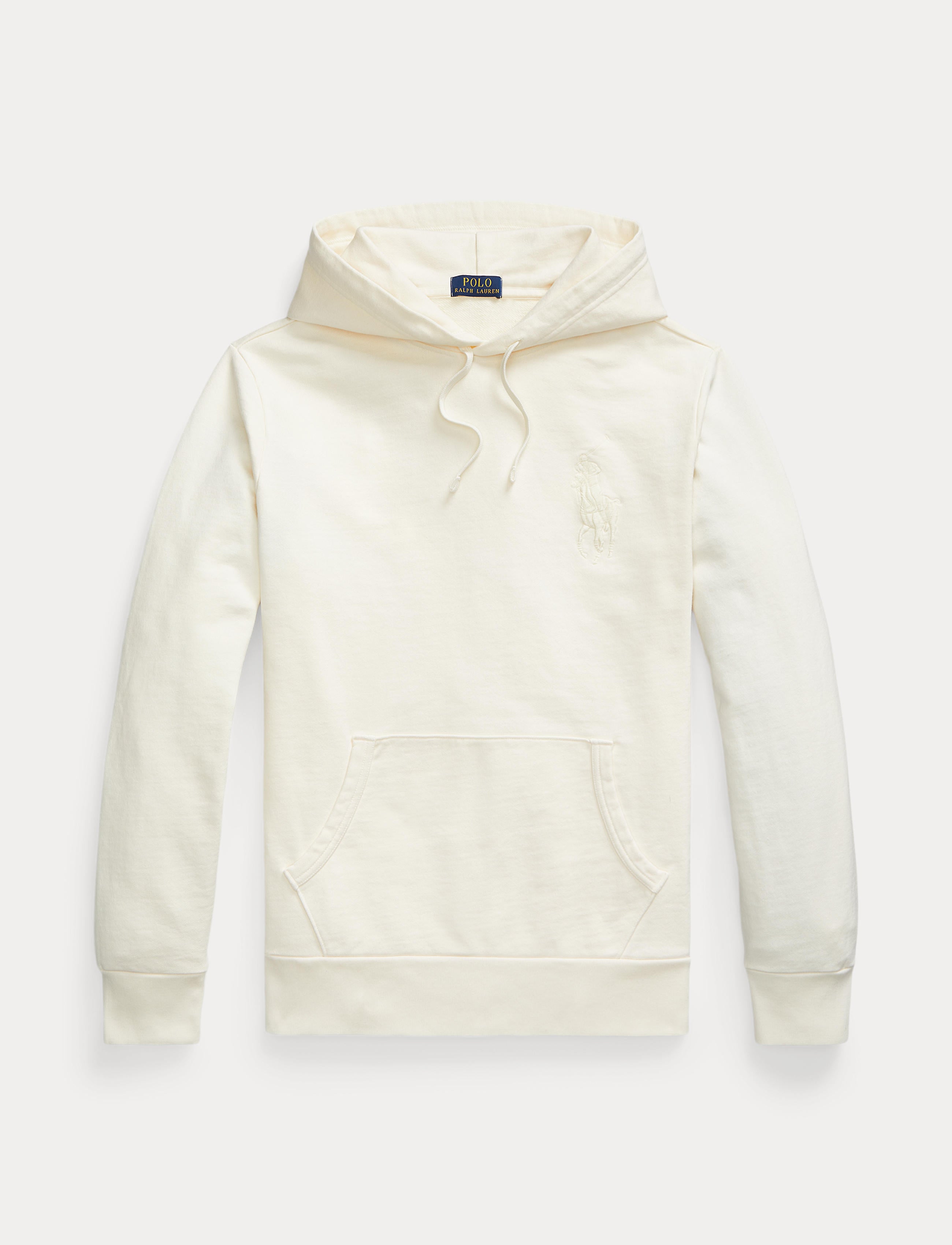 Men's Polo Ralph Lauren Big Pony Hoodie Clubhouse Cream