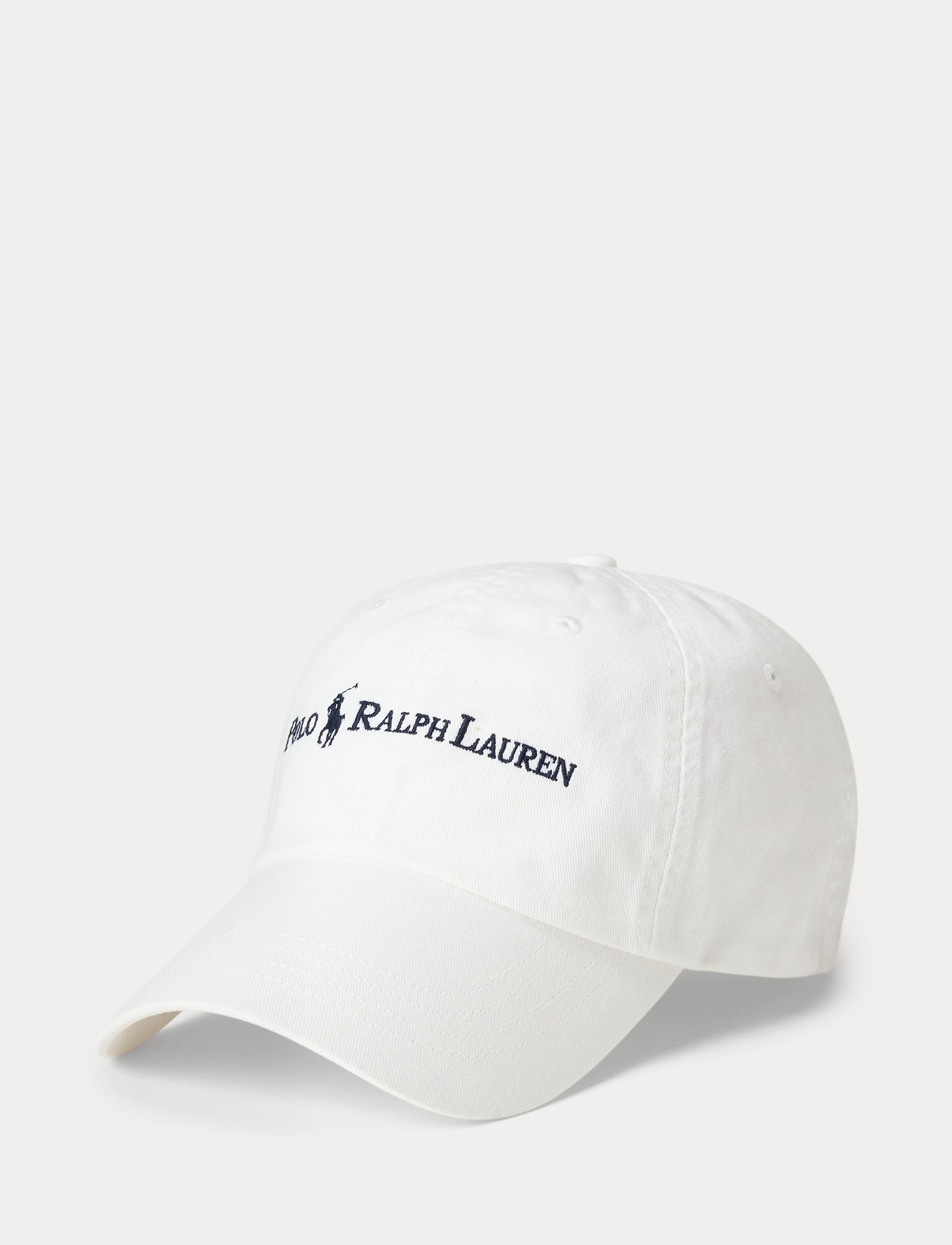 Men's Polo Ralph Lauren Cotton Twill Ball Cap White