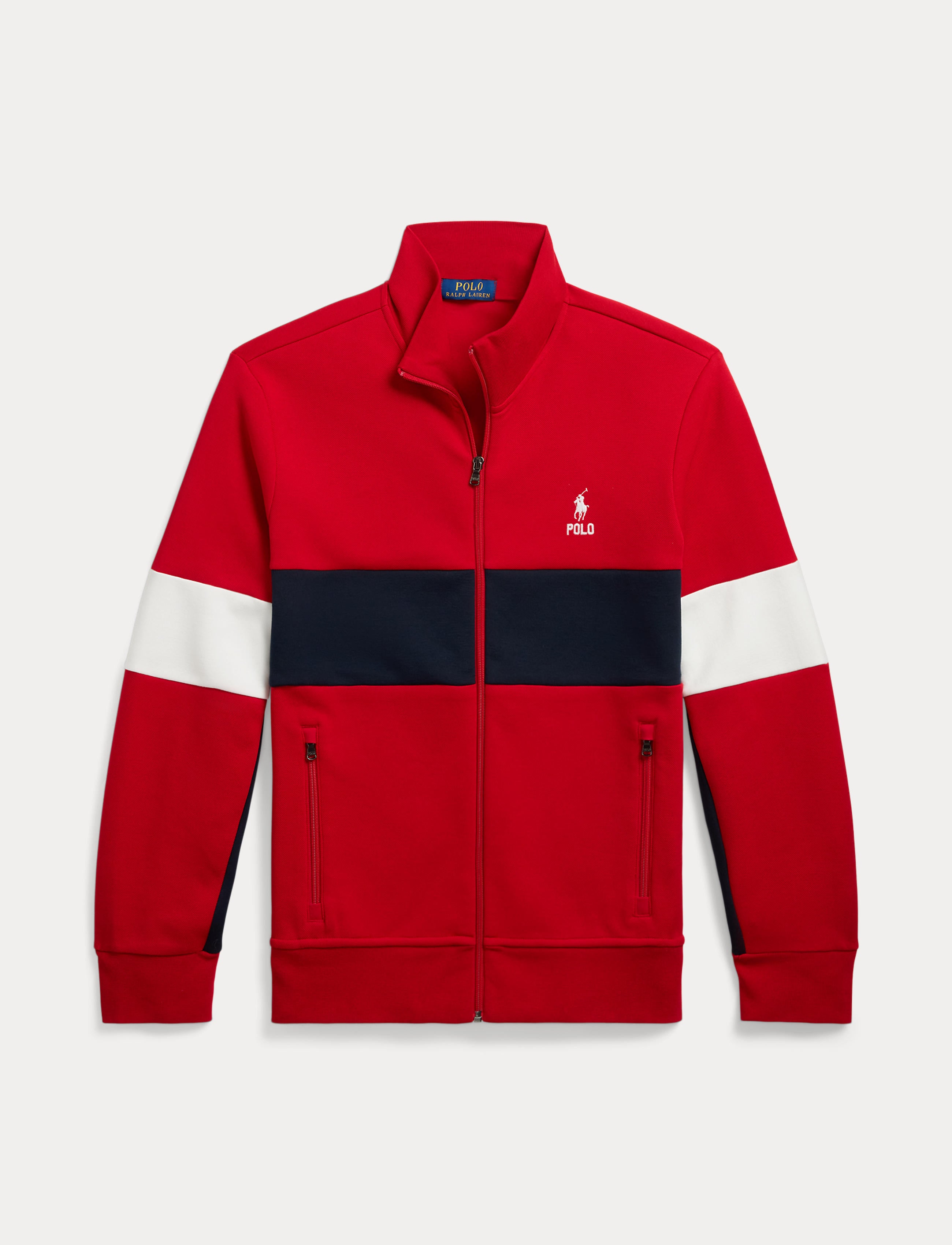 Men's Polo Ralph Lauren Double-Knit Long Sleeve Track Jacket