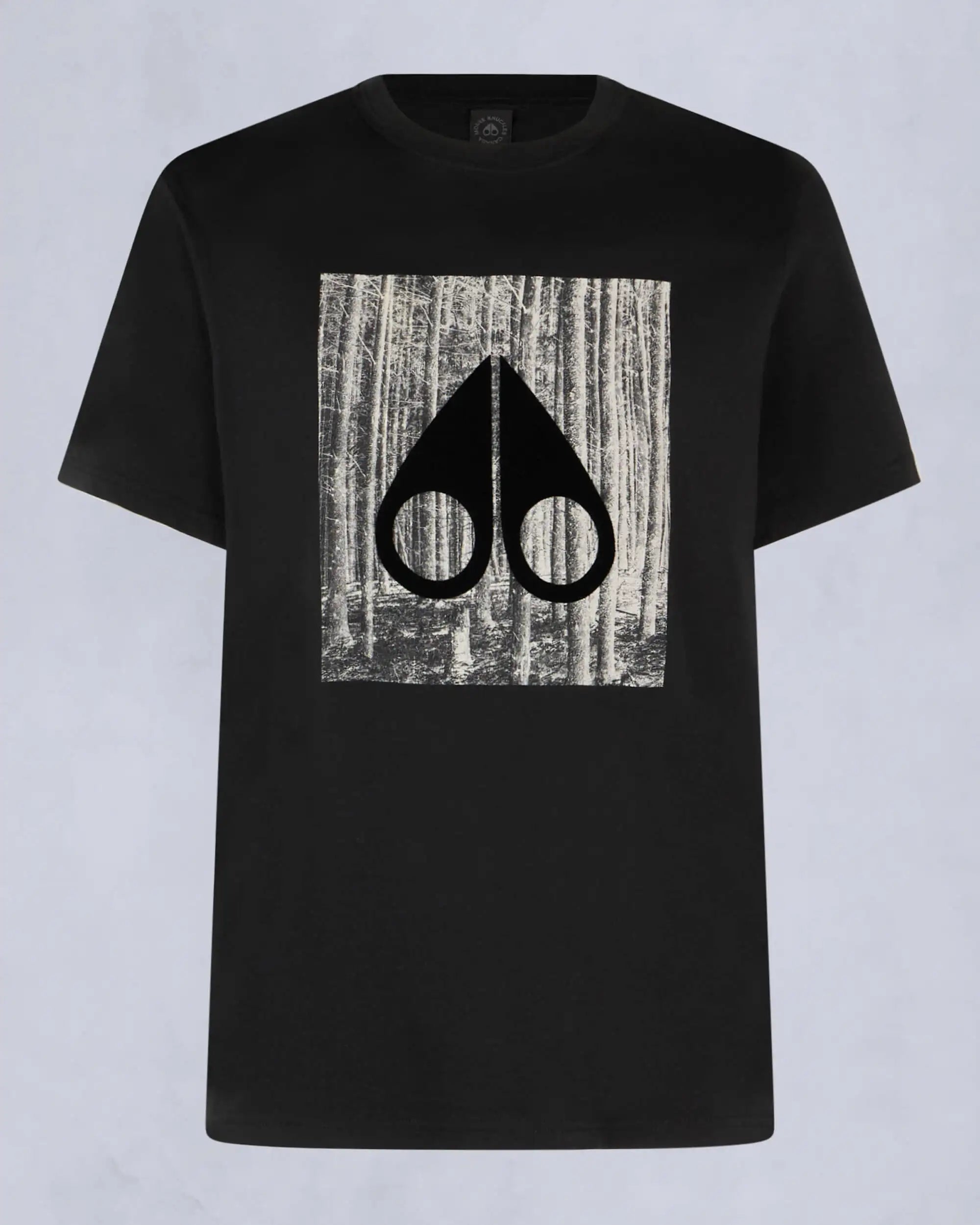 Men's Moose Knuckles Igneous Cotton Tee Black