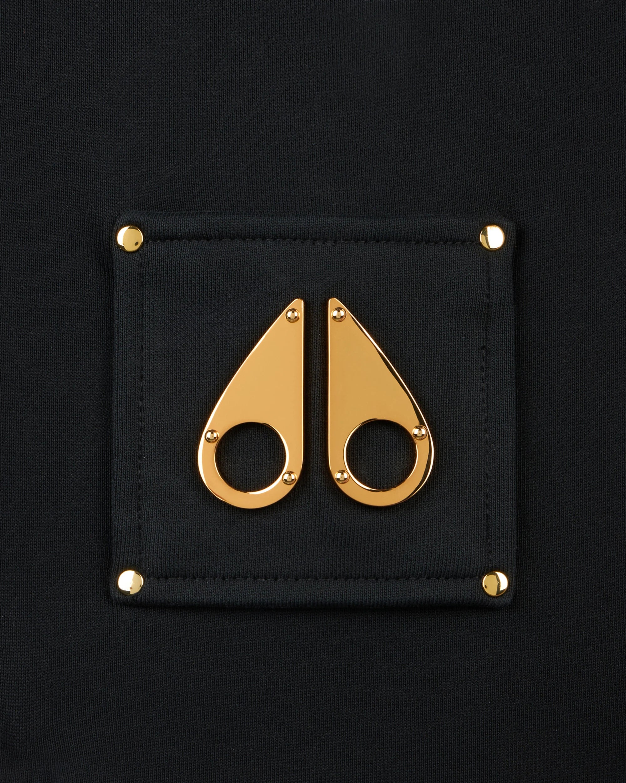 Men's Moose Knuckles Gold Series Martense Hoodie Black