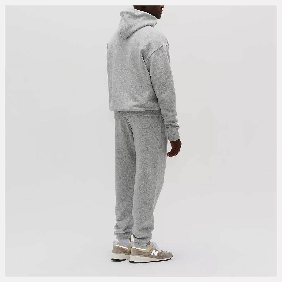 Men's New Balance Made in USA Core Hoodie Athletic Grey