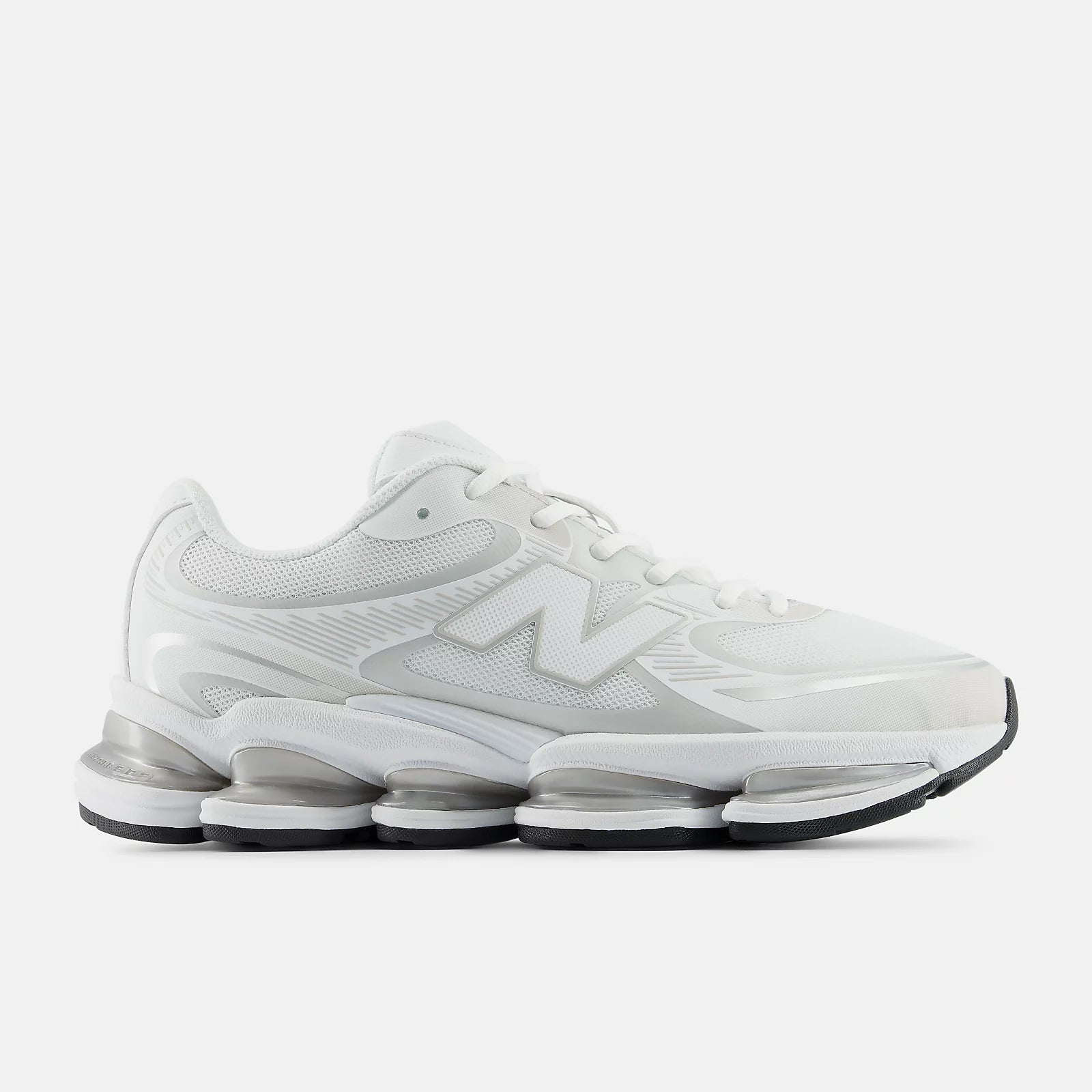 Men's New Balance Abzorb 2000 White with Silver Metallic