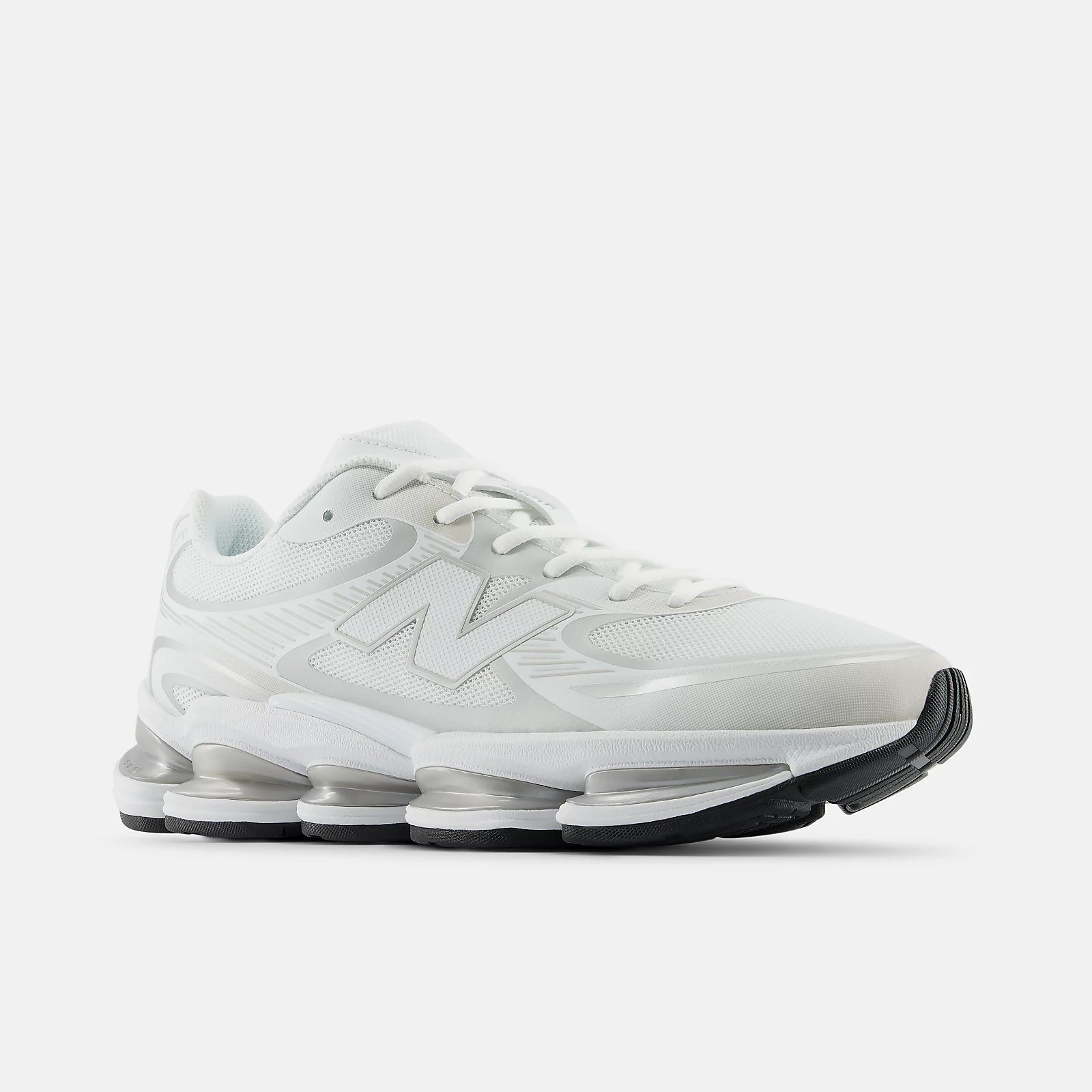 Men's New Balance Abzorb 2000 White with Silver Metallic