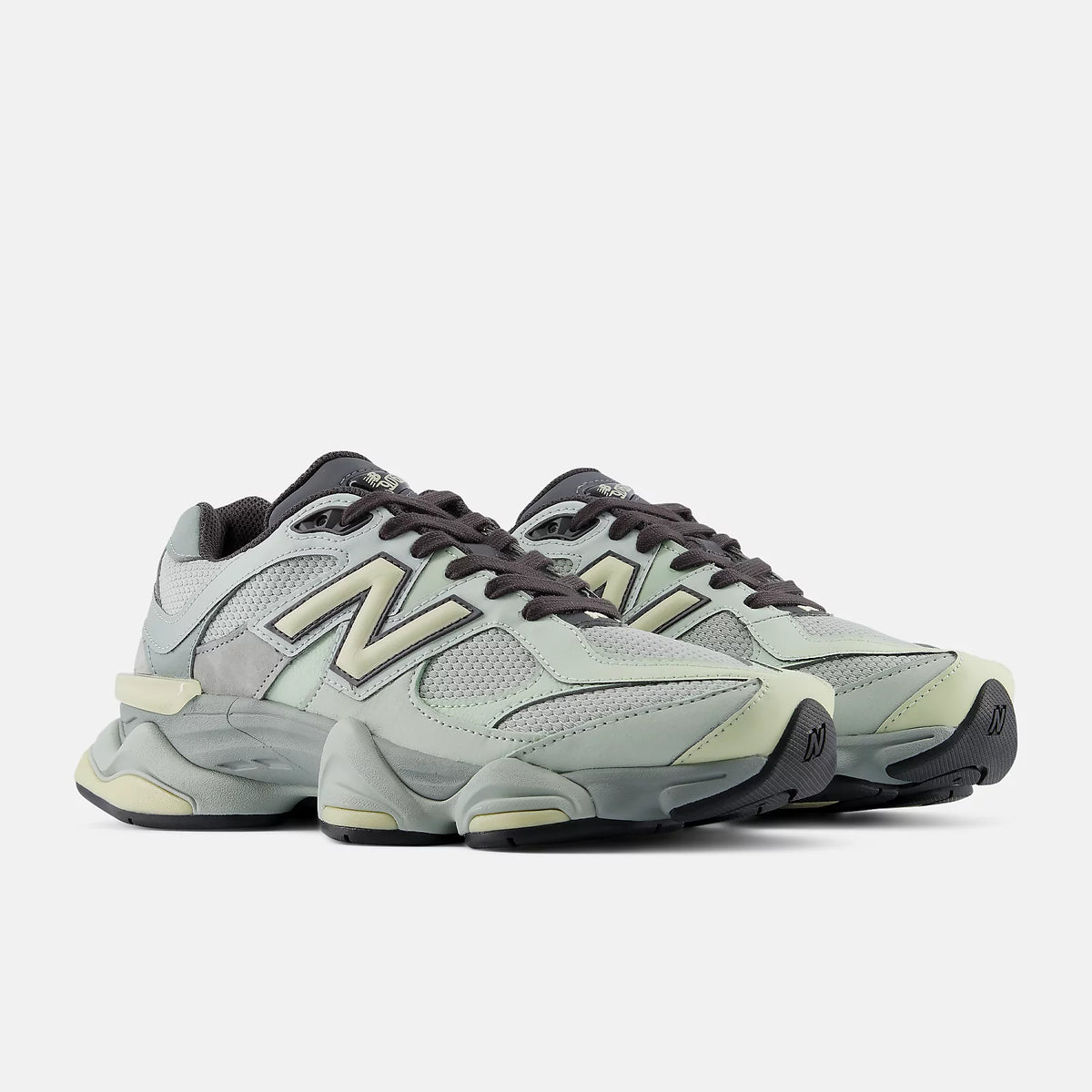 Men's New Balance 9060 Shoes Silver Moss With Morel