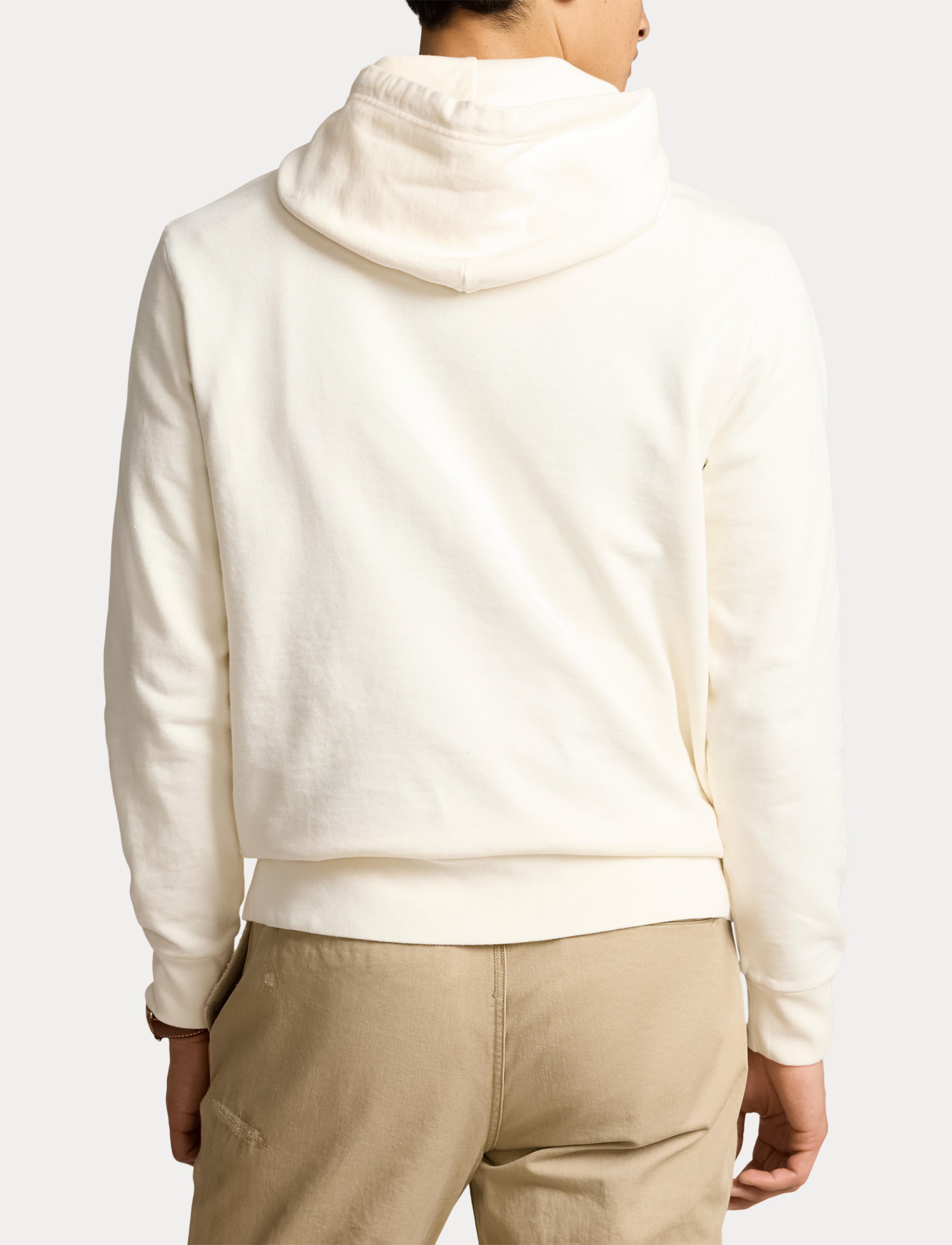 Men's Polo Ralph Lauren Big Pony Hoodie Clubhouse Cream