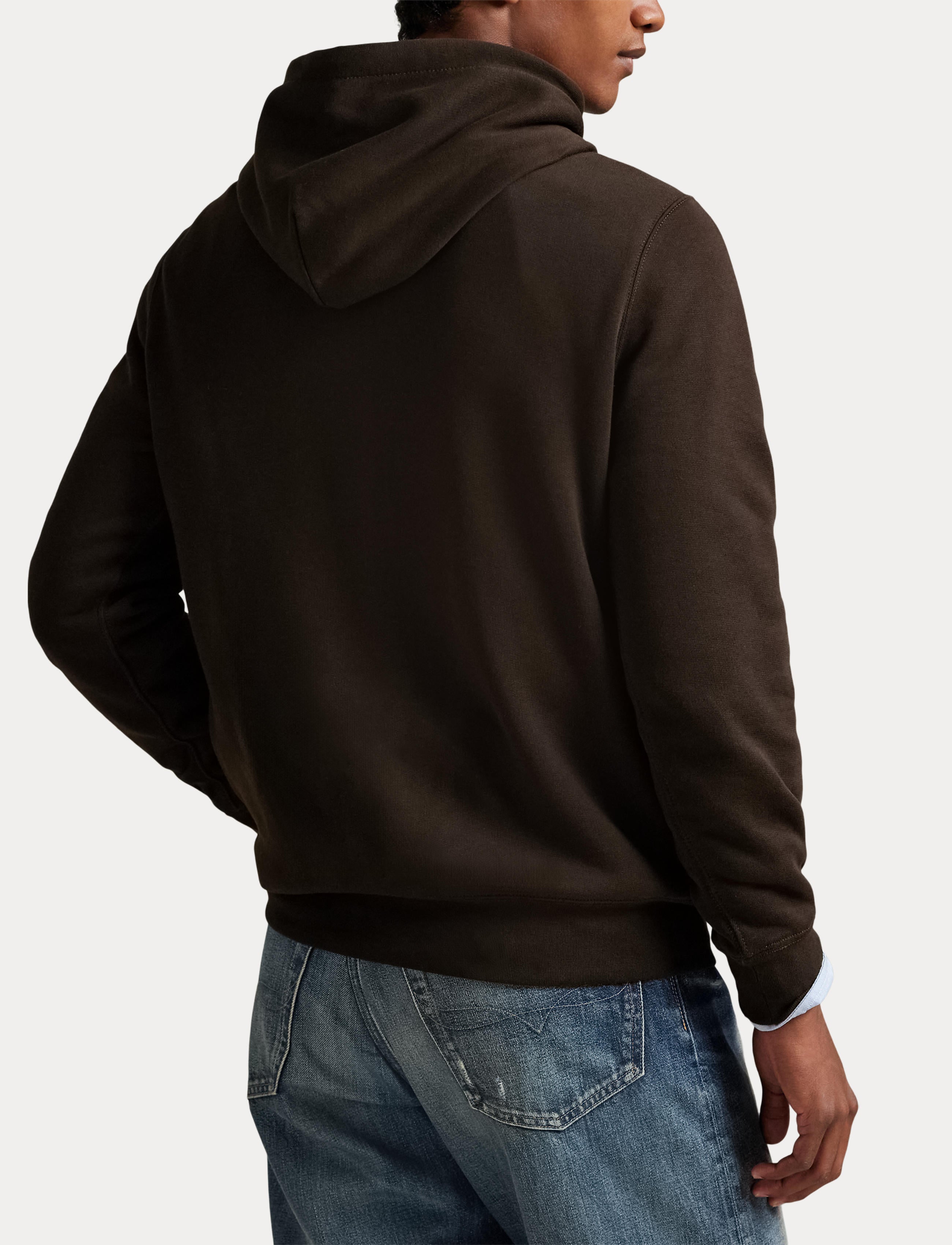 Men's Polo Ralph Lauren Polo Bear Fleece Hoodie Antique Brown