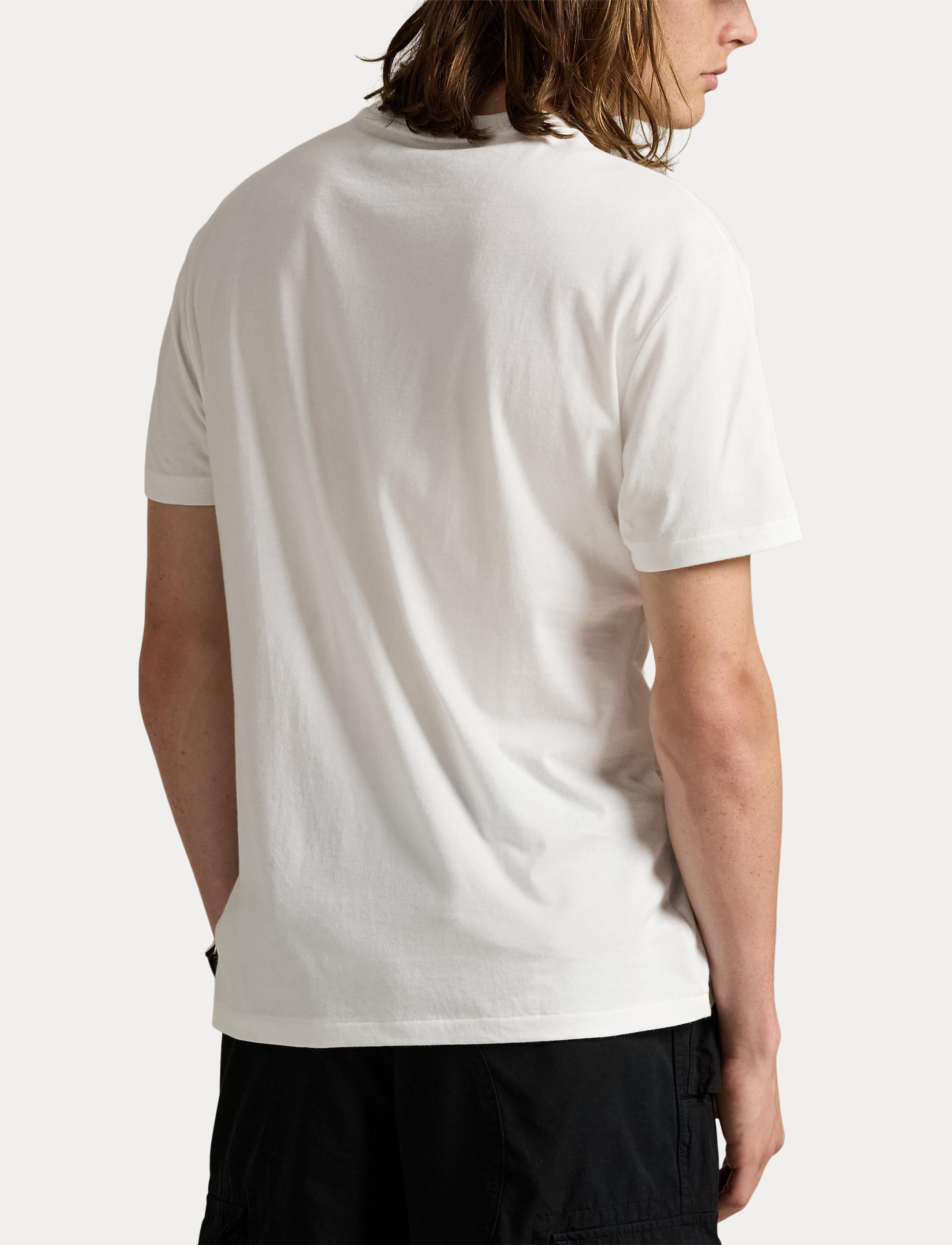 Men's Polo Ralph Lauren Classic Fit Logo Jersey T-Shirt White