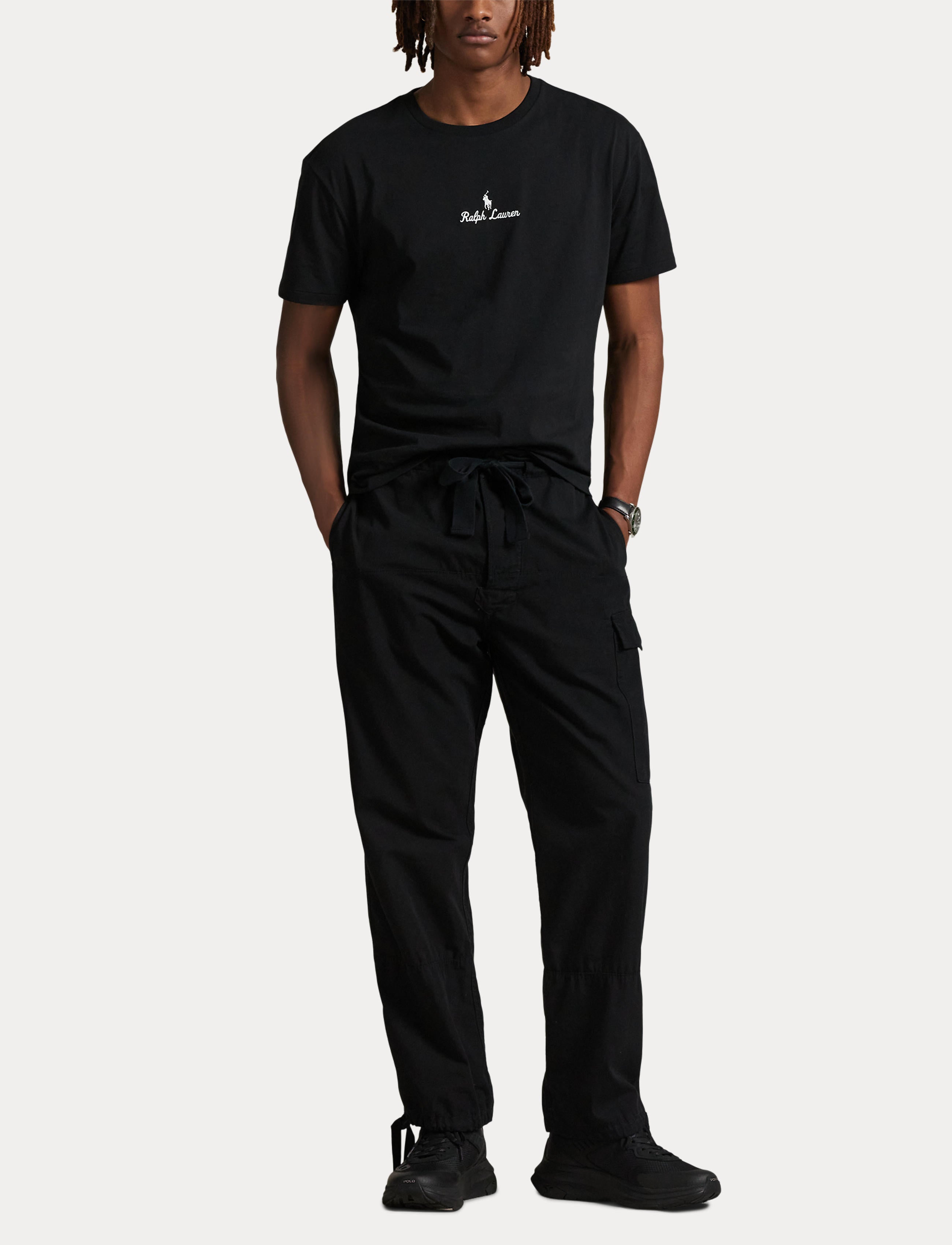 Men's Polo Ralph Lauren Classic Fit Logo Jersey T-Shirt Black