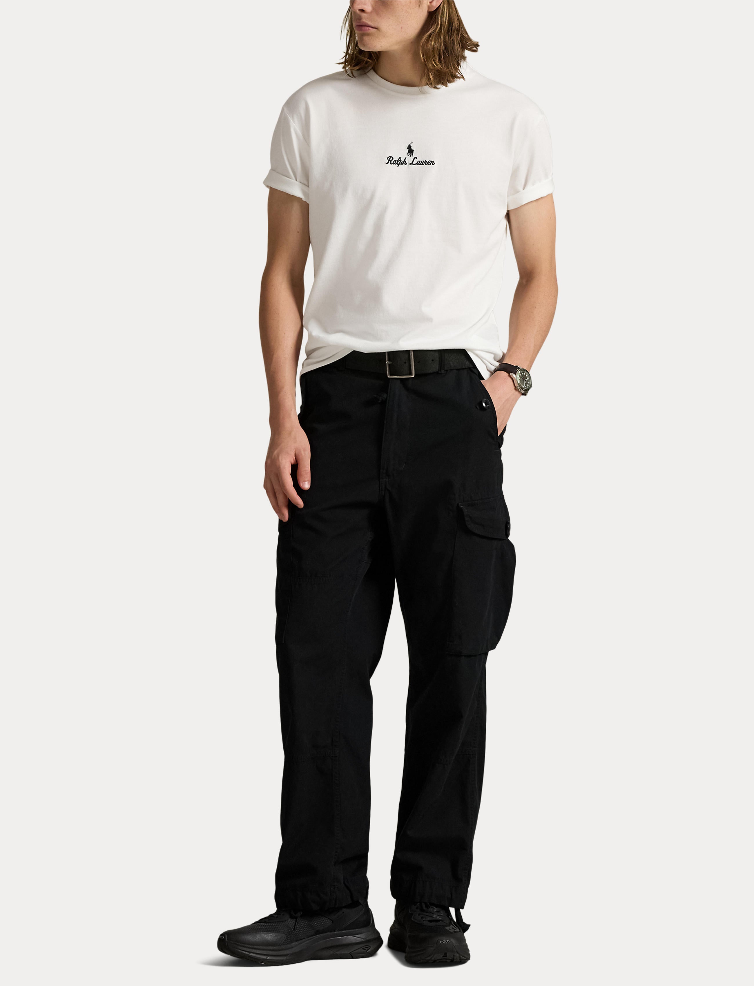 Men's Polo Ralph Lauren Classic Fit Logo Jersey T-Shirt White