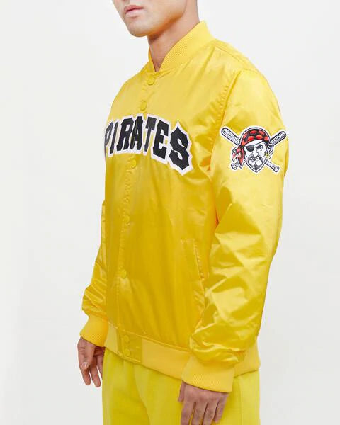 Men’s Pro Standard Pittsburgh Pirates Satin Jacket Yellow