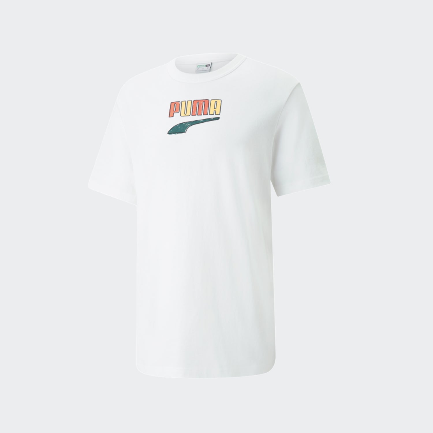 Men's PUMA Downtown Logo Tee White