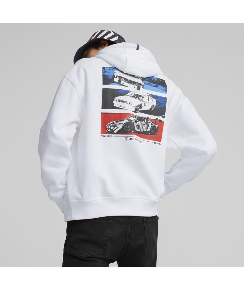 Men's PUMA BMW M Motorsport Graphic Hoodie White
