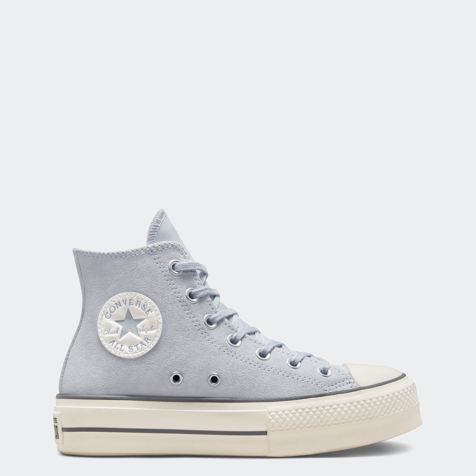 Women's Converse Chuck Taylor All Star Lift Platform Suede Gravel